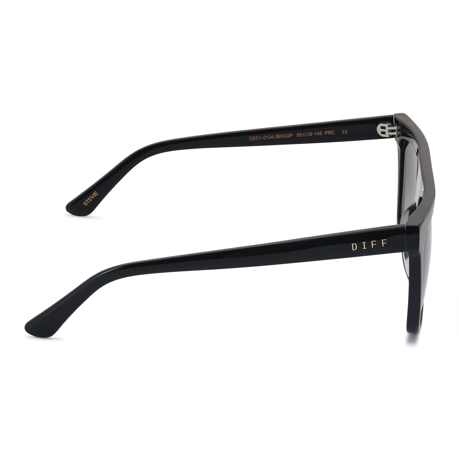 STEVIE - BLACK + GREY GRADIENT + POLARIZED SUNGLASSES sold by Diff Eyewear product image thumbnail 4