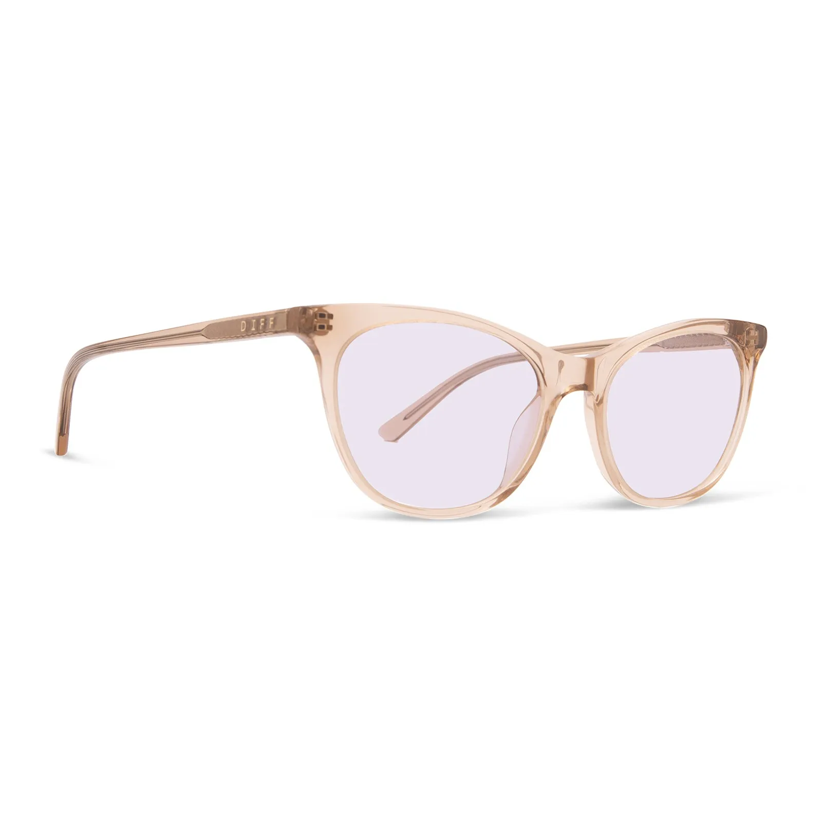 JADE - VINTAGE CRYSTAL + LAVENDER FLASH SUNGLASSES sold by Diff Eyewear product image thumbnail 2