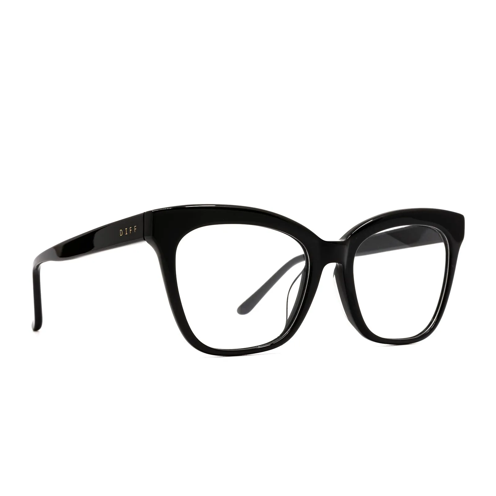 WINSTON - BLACK + GLASSES sold by Diff Eyewear product image thumbnail 2