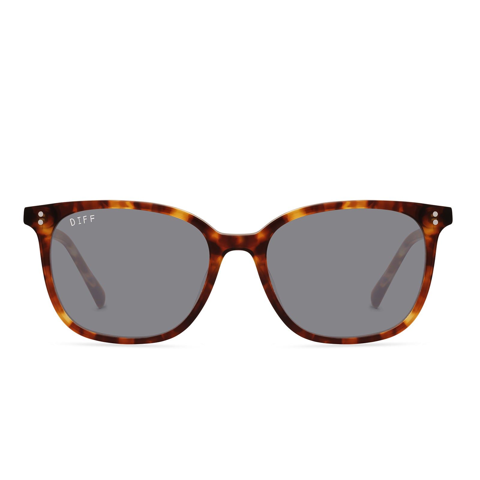 CLARKE - AMBER TORTOISE + CLEAR GLASSES sold by Diff Eyewear product image thumbnail 5