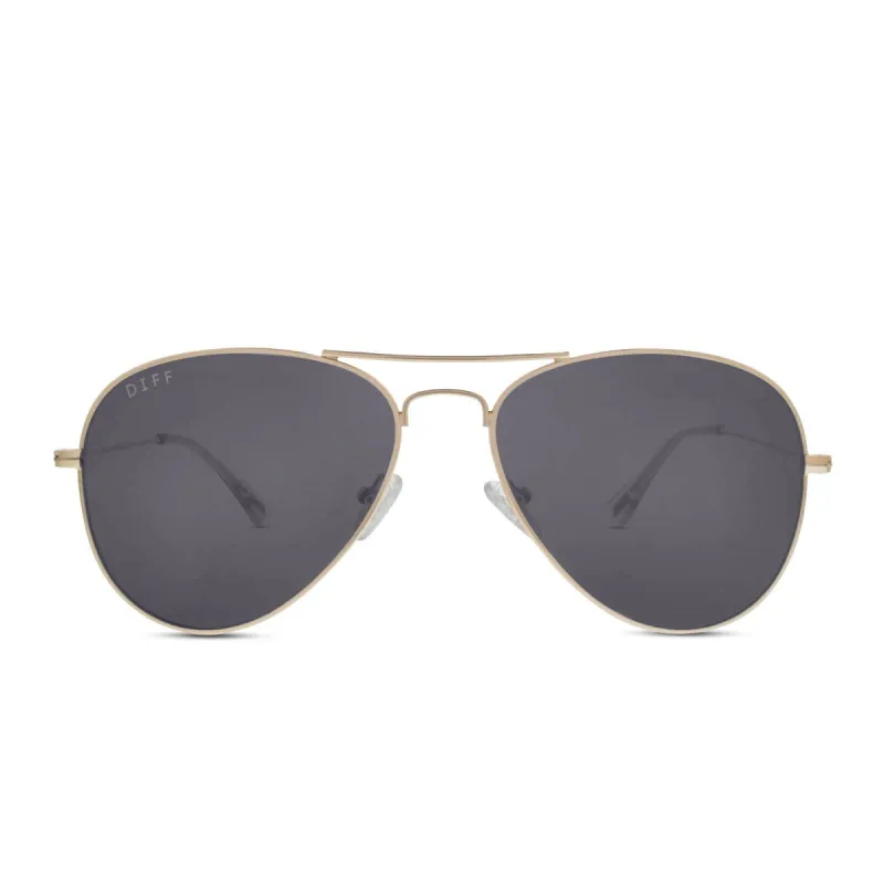 CRUZ - GOLD + GREY SUNGLASSES sold by Diff Eyewear