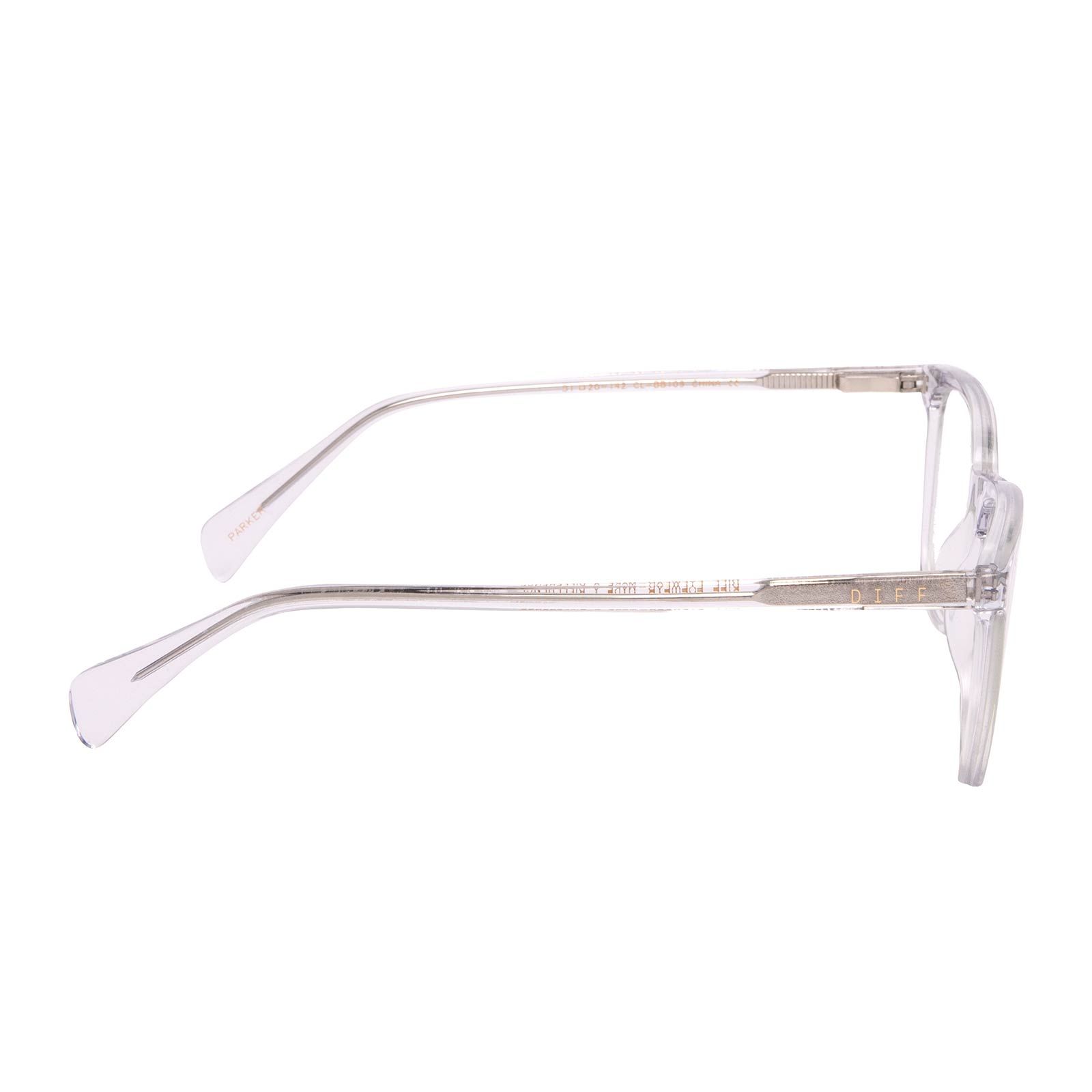 PARKER - CLEAR + BLUE LIGHT TECHNOLOGY GLASSES sold by Diff Eyewear product image thumbnail 3