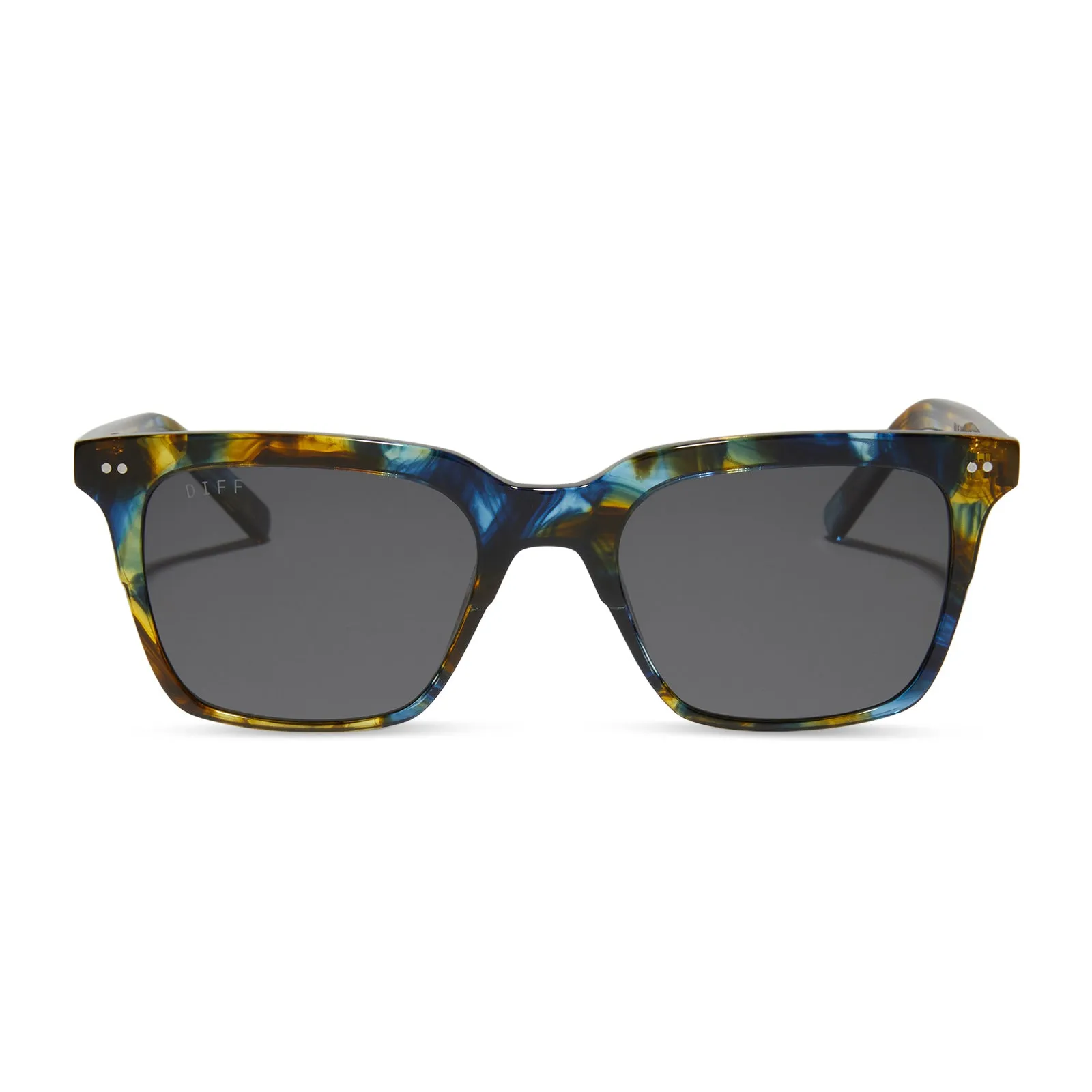 BILLIE - GLACIAL TORTOISE + GREY + POLARIZED SUNGLASSES sold by Diff Eyewear
