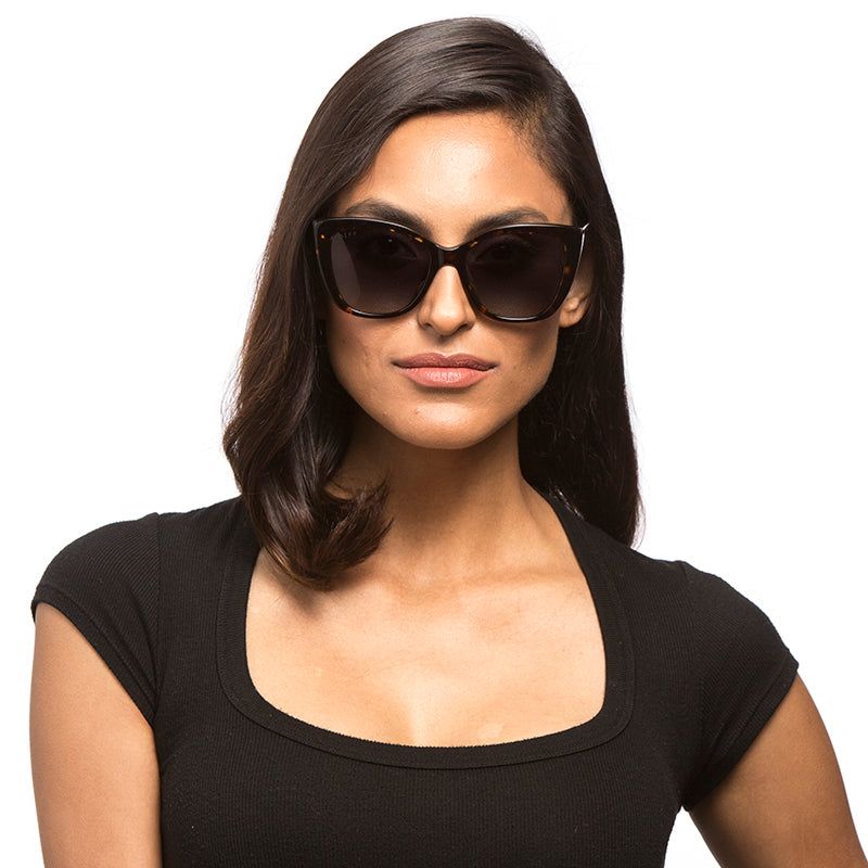 RUBY - GOLD TORTOISE + FLASH BROWN GRADIENT + POLARIZED SUNGLASSES sold by Diff Eyewear product image thumbnail 5