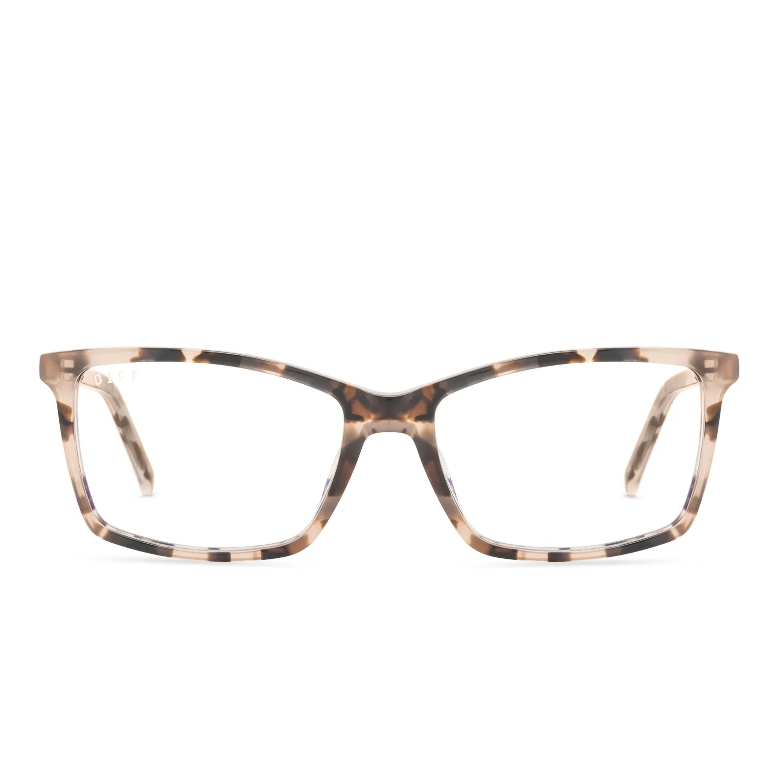 CONNOR - HIMALAYAN TORTOISE + BLUE LIGHT GLASSES sold by Diff Eyewear