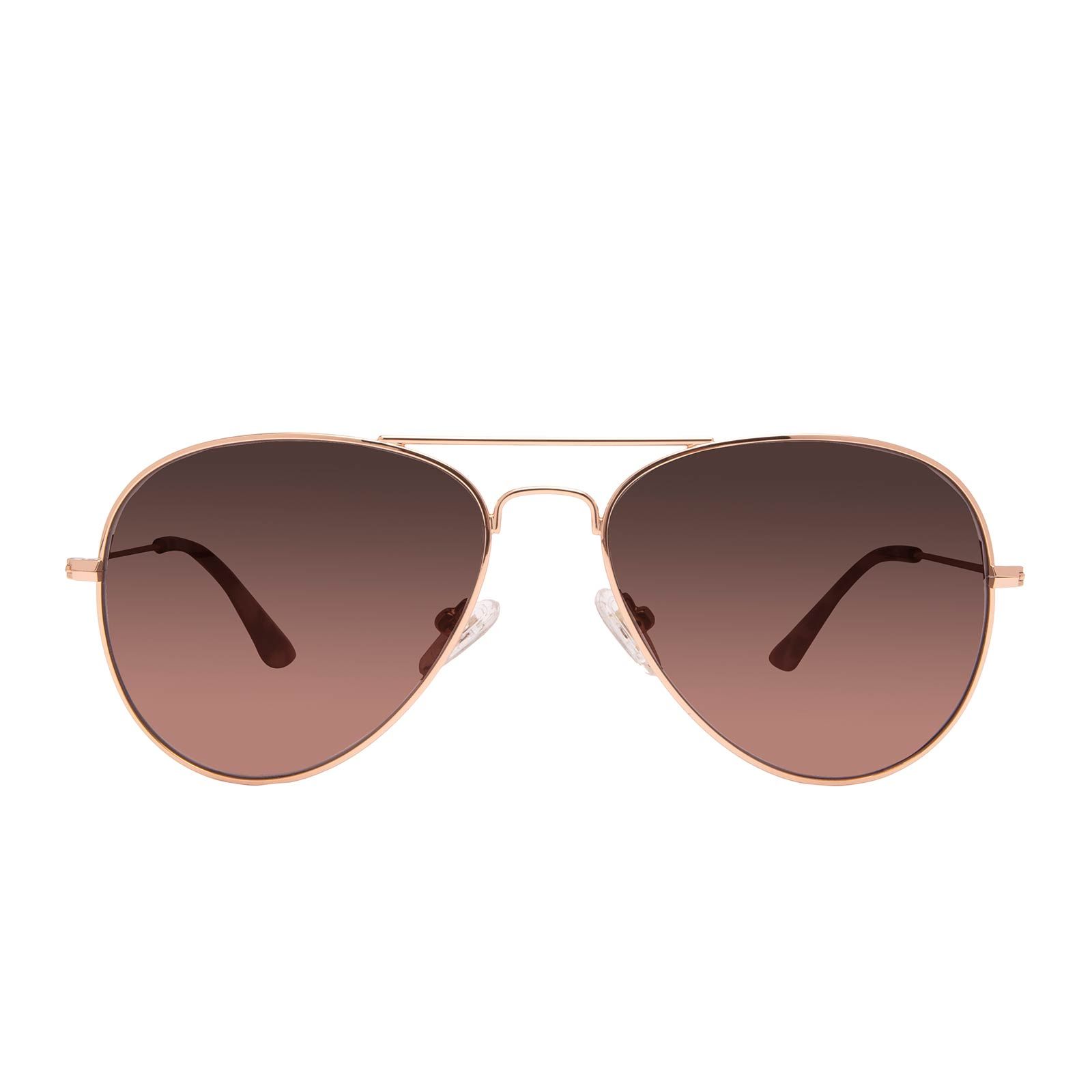 CRUZ - ROSE GOLD + WINE GRADIENT SUNGLASSES sold by Diff Eyewear