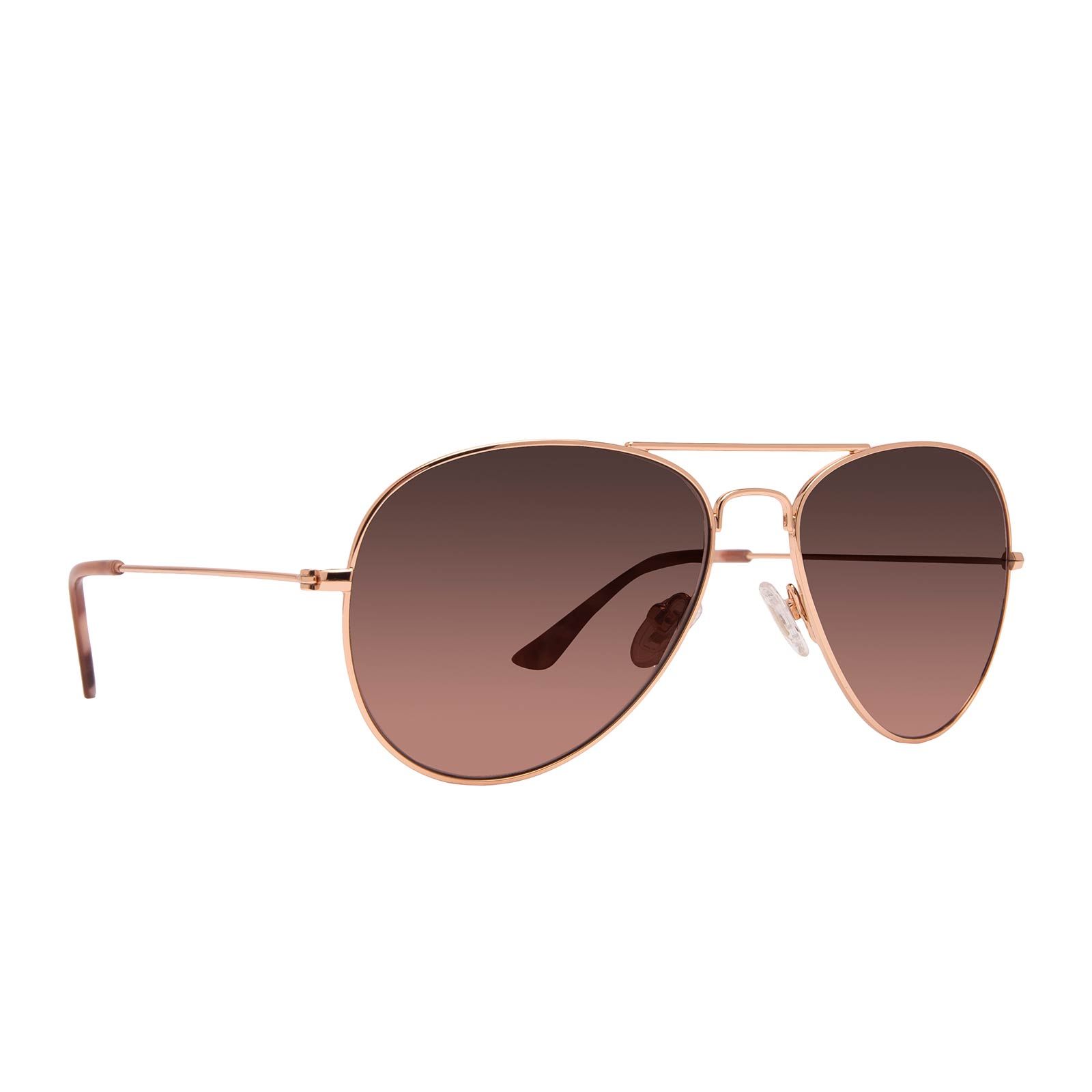 CRUZ - ROSE GOLD + WINE GRADIENT SUNGLASSES sold by Diff Eyewear product image thumbnail 2