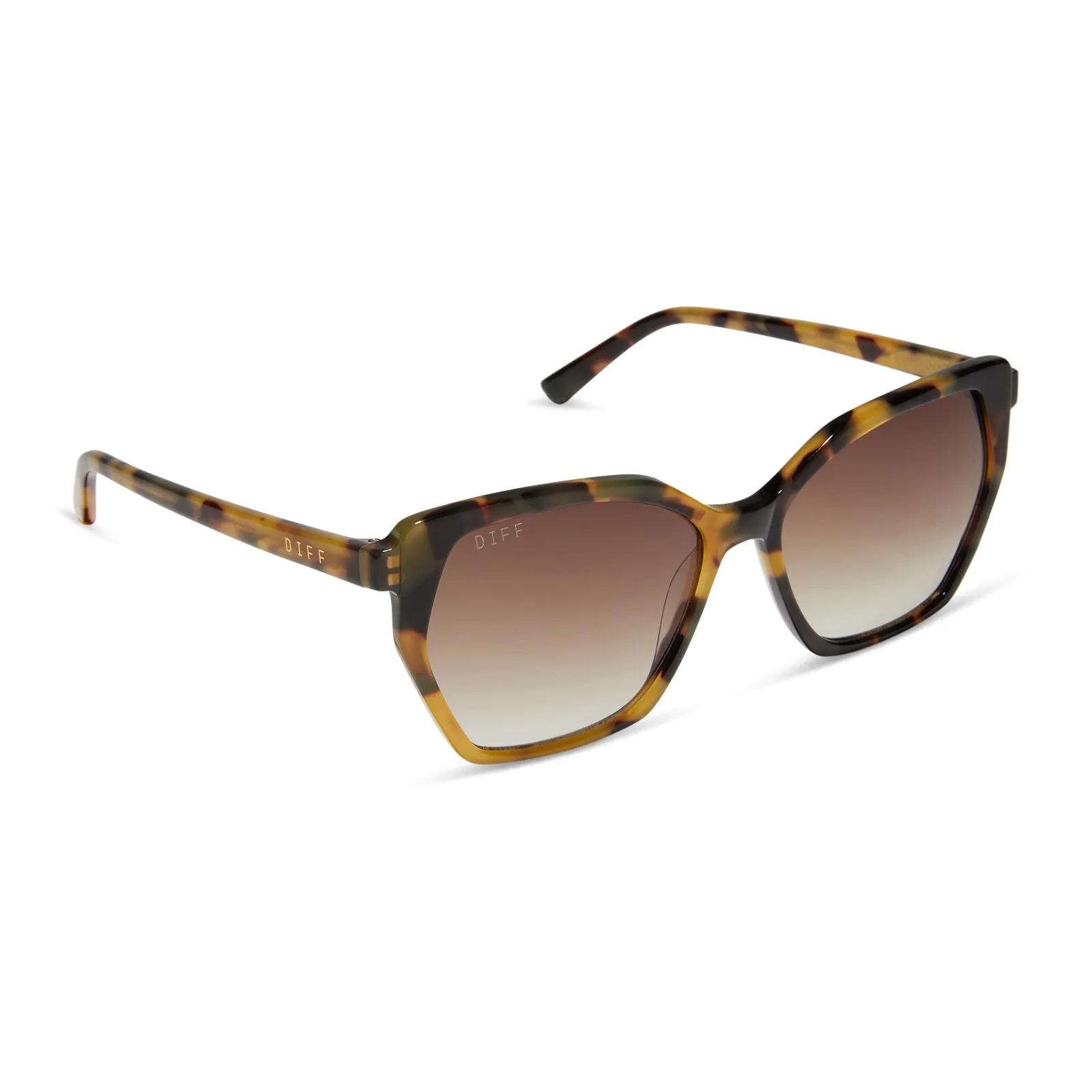VERA - BROWN KOMBU + BROWN GRADIENT + POLARIZED SUNGLASSES sold by Diff Eyewear product image thumbnail 2