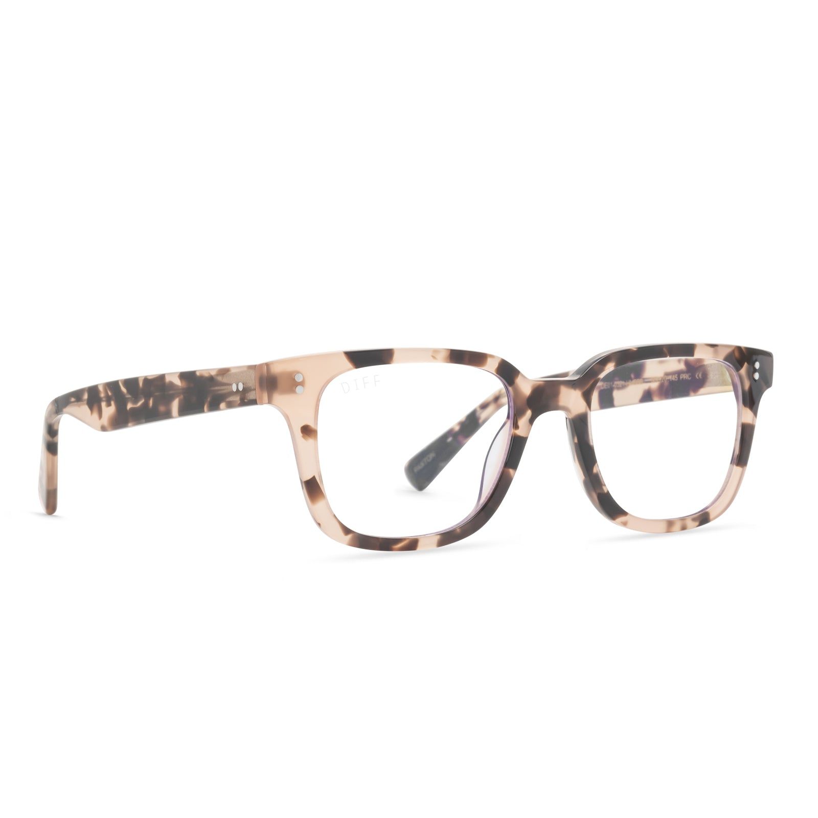 PAXTON - HIMALAYAN TORTOISE + BLUE LIGHT TECHNOLOGY GLASSES sold by Diff Eyewear product image thumbnail 2