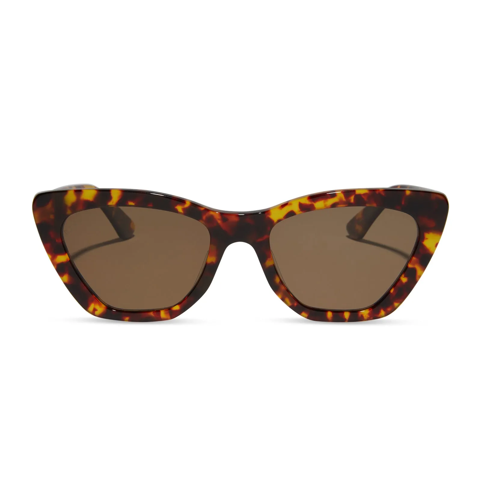 CAMILA - AMBER TORTOISE + BROWN POLARIZED SUNGLASSES sold by Diff Eyewear