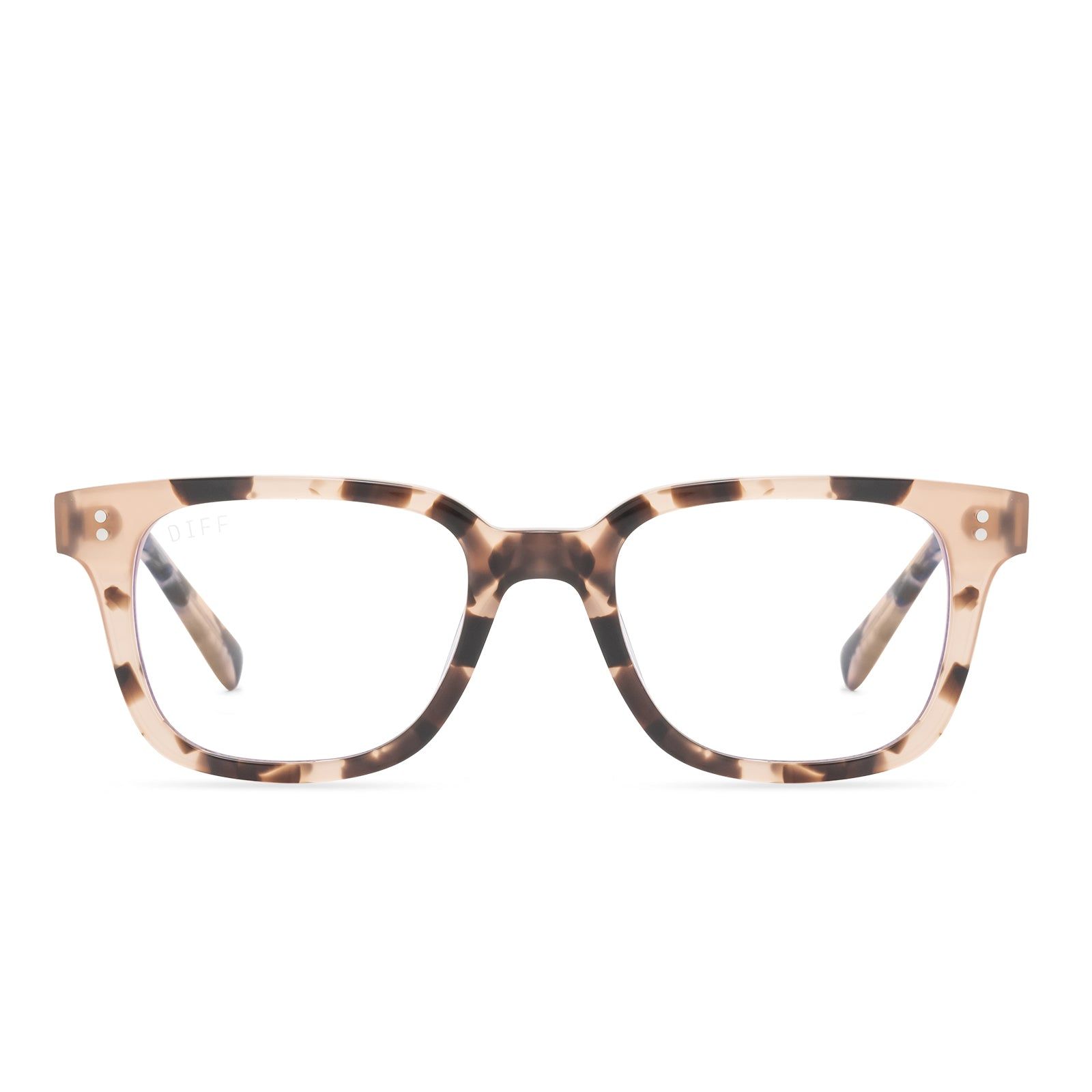 PAXTON - HIMALAYAN TORTOISE + BLUE LIGHT TECHNOLOGY GLASSES sold by Diff Eyewear