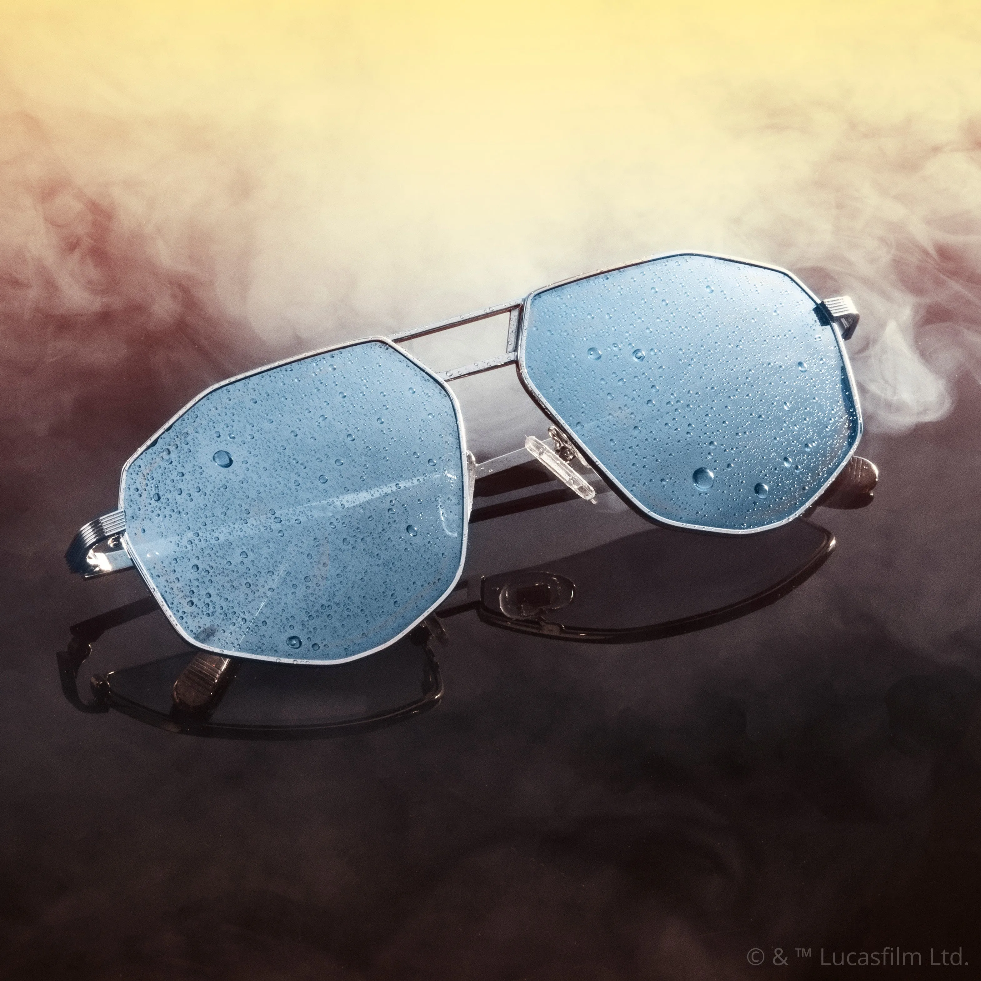 HAN SOLO™ – CARBONITE™ - COOL SILVER METAL + FROZEN CARBONITE™ BLUE FLASH + POLARIZED SUNGLASSES sold by Diff Eyewear product image thumbnail 5