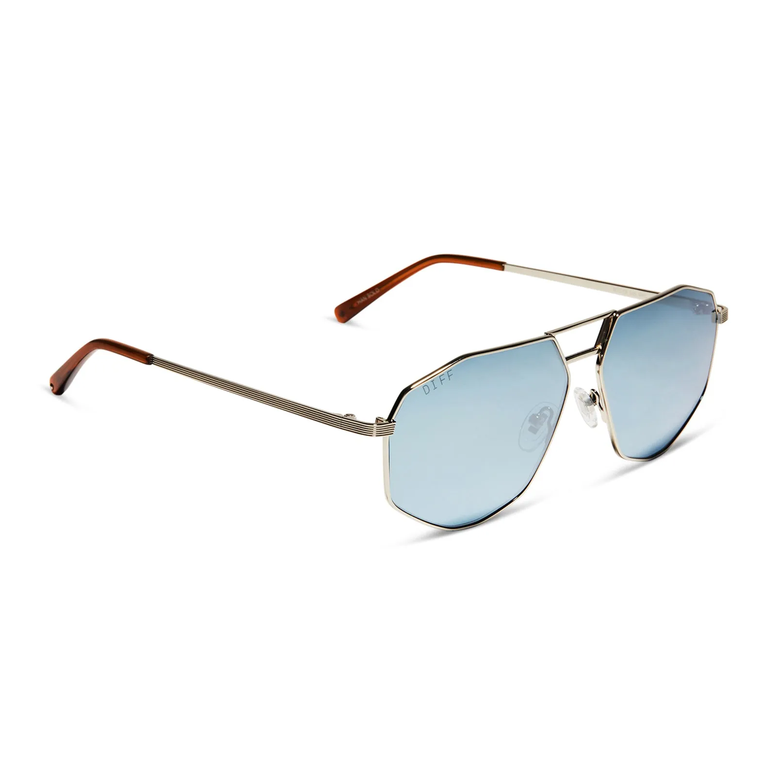 HAN SOLO™ – CARBONITE™ - COOL SILVER METAL + FROZEN CARBONITE™ BLUE FLASH + POLARIZED SUNGLASSES sold by Diff Eyewear product image thumbnail 2