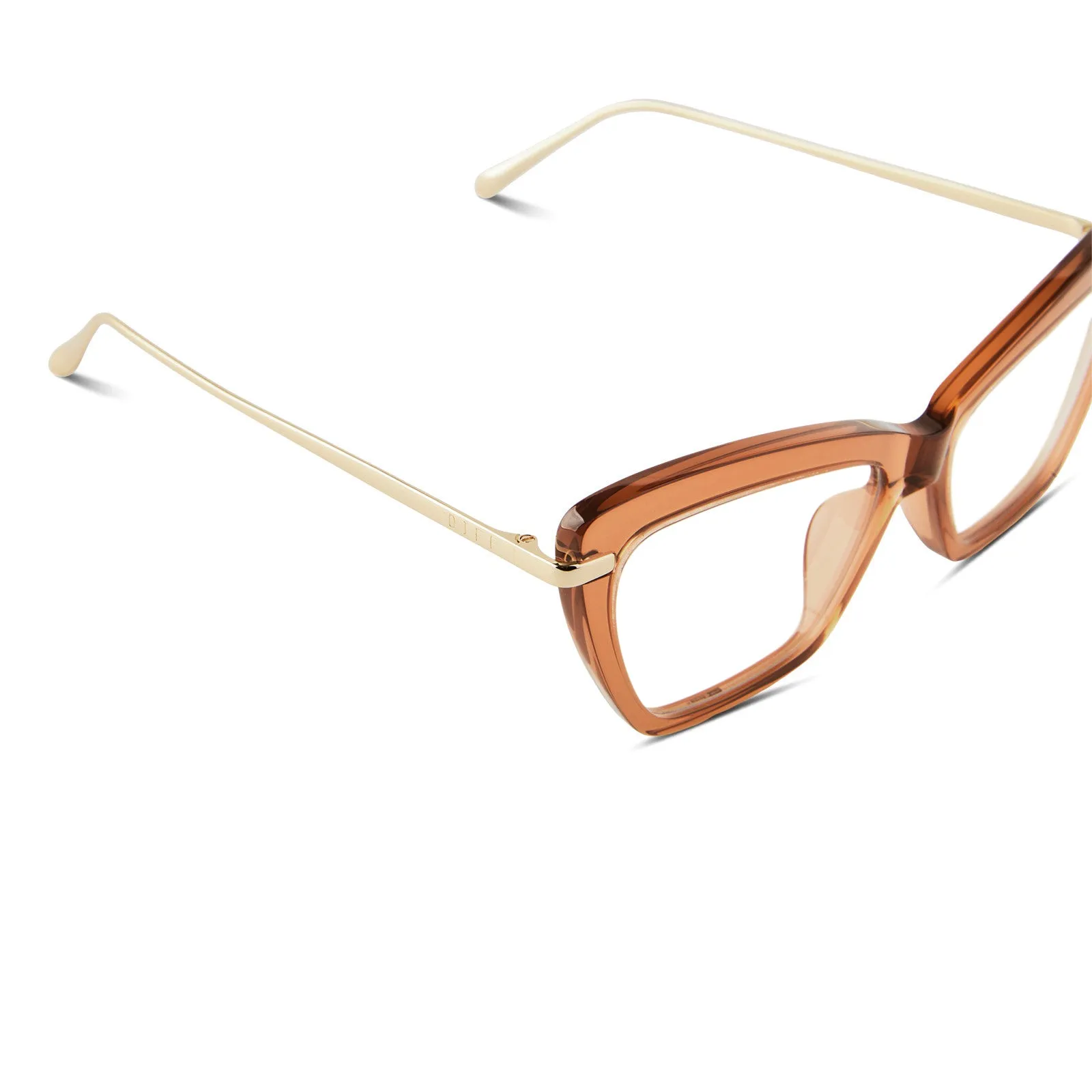 MILA - BROWN SUGAR + PRESCRIPTION GLASSES sold by Diff Eyewear product image thumbnail 4