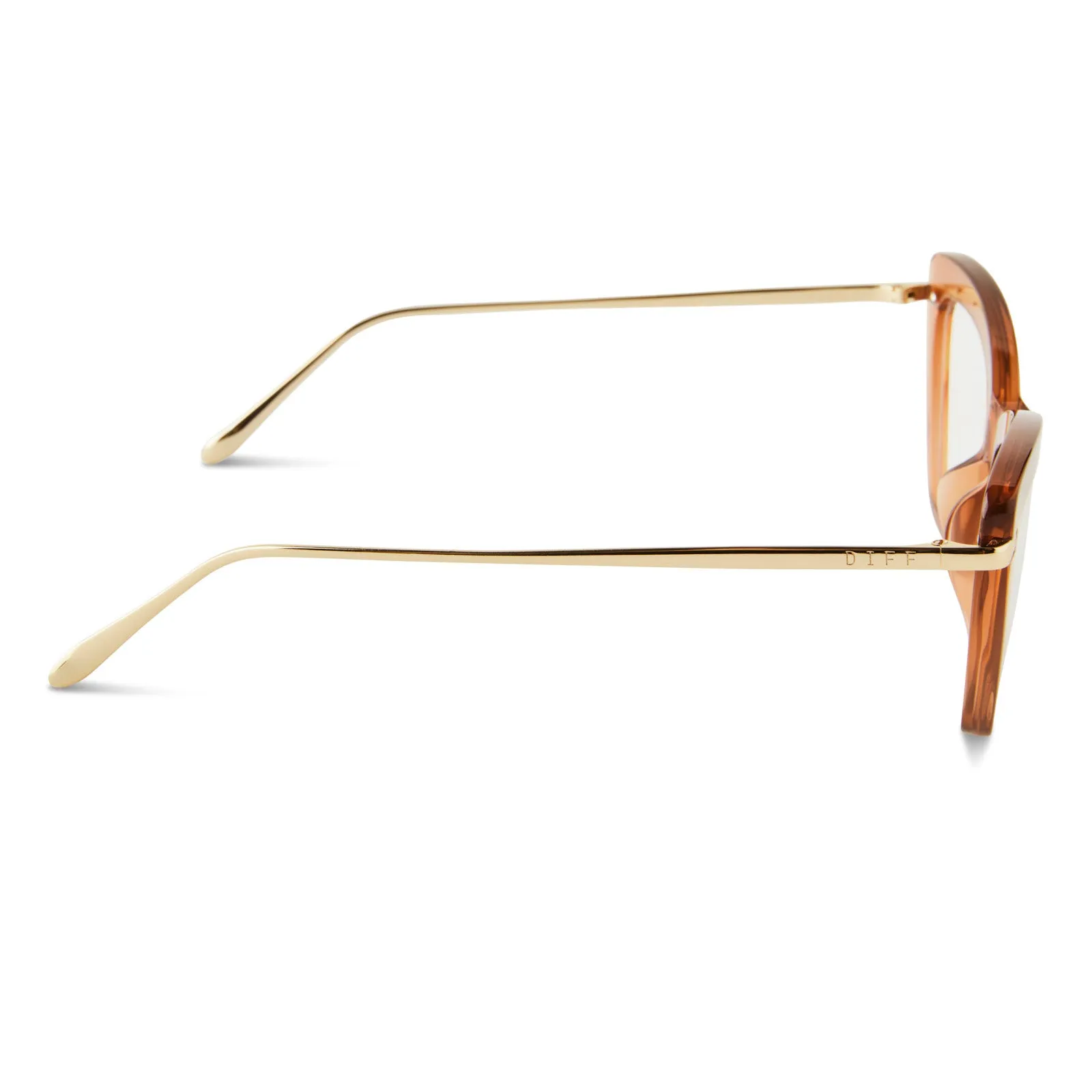 MILA - BROWN SUGAR + PRESCRIPTION GLASSES sold by Diff Eyewear product image thumbnail 3