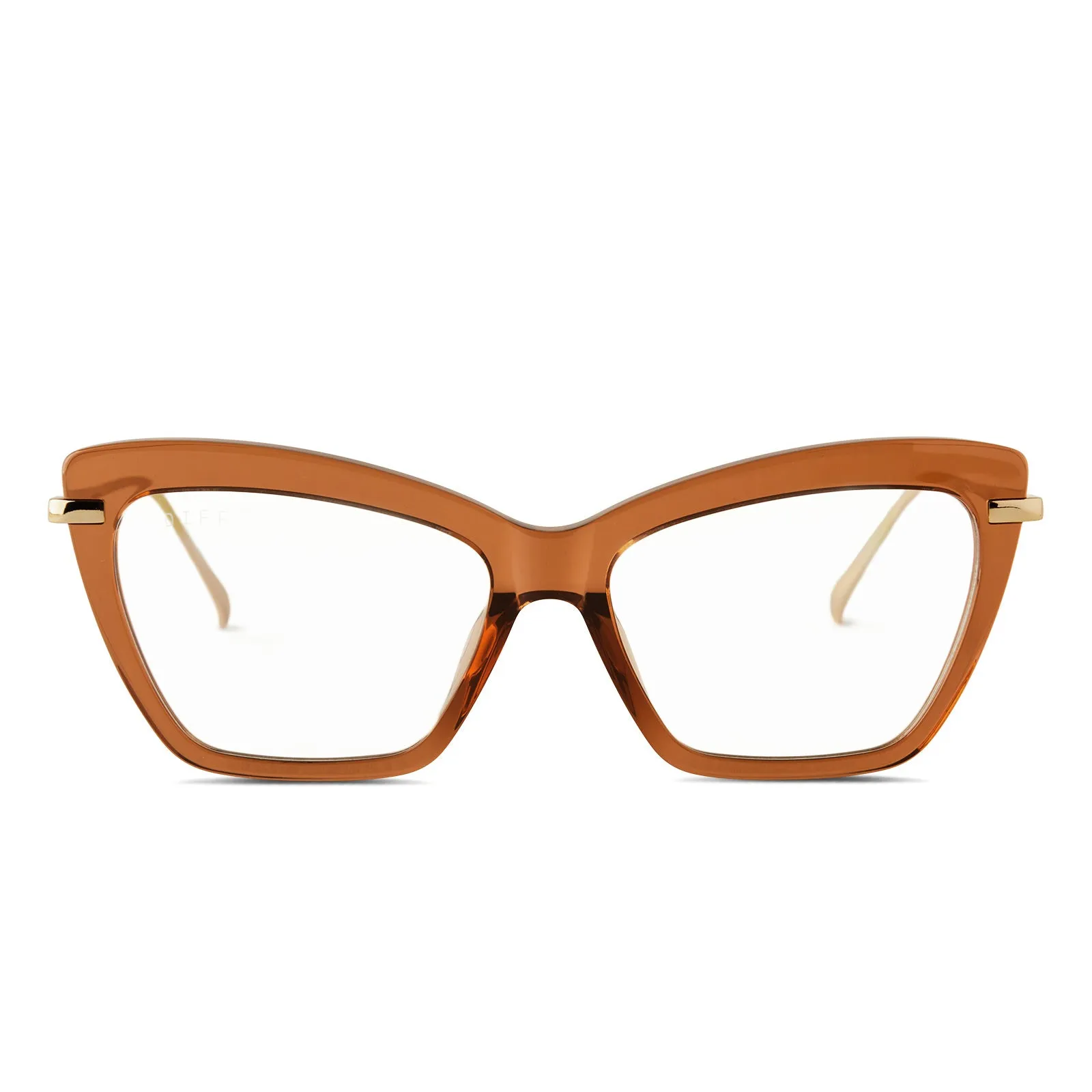 MILA - BROWN SUGAR + PRESCRIPTION GLASSES sold by Diff Eyewear