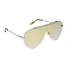 IMANI - GOLD + BRILLIANT GOLD MIRROR SUNGLASSES sold by Diff Eyewear
