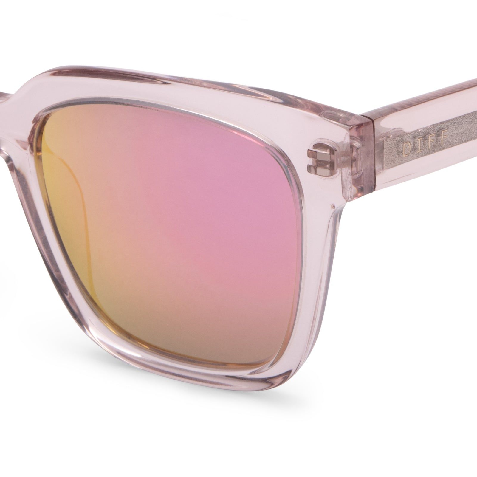 LIL BELLA II - LIGHT PINK CRYSTAL + WINE GRADIENT sold by Diff Eyewear product image thumbnail 4