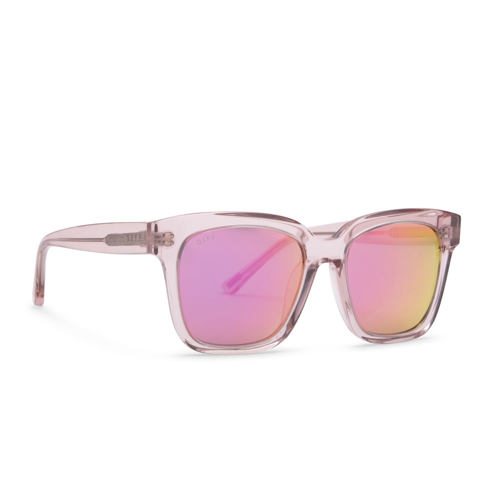 LIL BELLA II - LIGHT PINK CRYSTAL + WINE GRADIENT sold by Diff Eyewear product image thumbnail 2