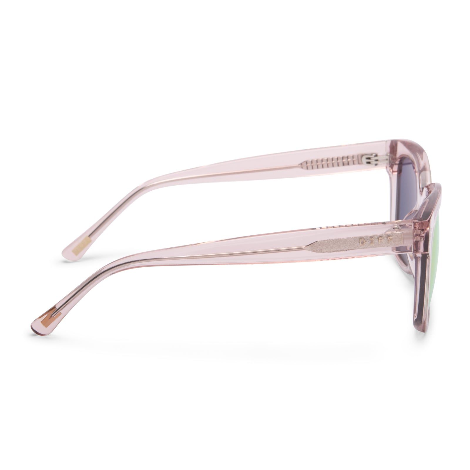 LIL BELLA II - LIGHT PINK CRYSTAL + WINE GRADIENT sold by Diff Eyewear product image thumbnail 3