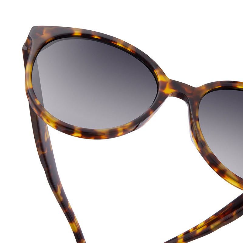 COSMO - AMBER TORTOISE + STEEL GRADIENT + POLARIZED SUNGLASSES sold by Diff Eyewear product image thumbnail 4