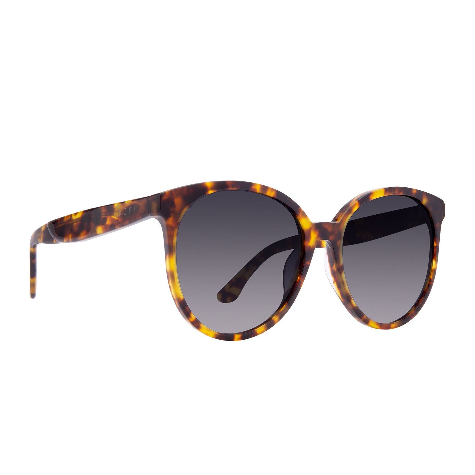 COSMO - AMBER TORTOISE + STEEL GRADIENT + POLARIZED SUNGLASSES sold by Diff Eyewear product image thumbnail 2