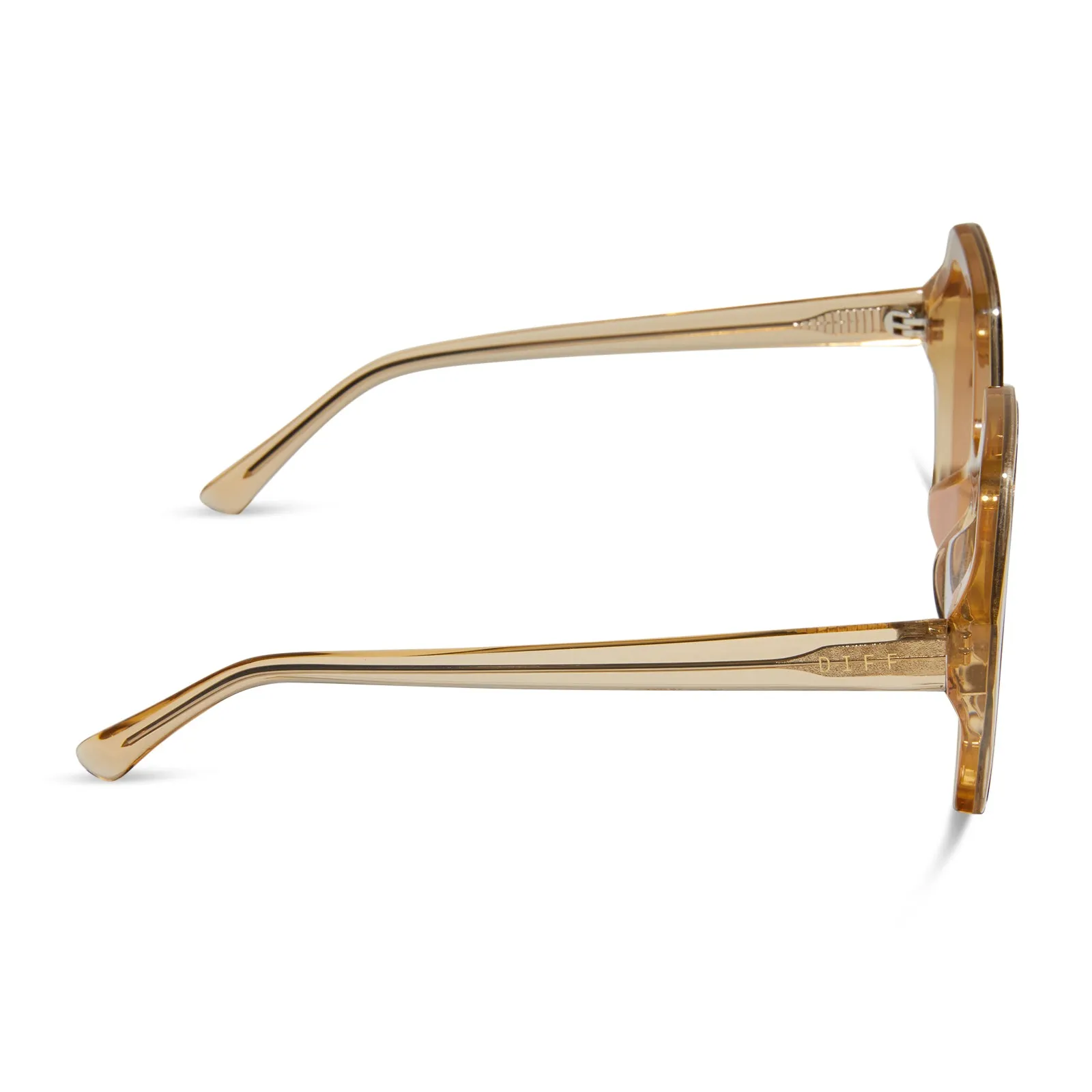 GIGI - HONEY CRYSTAL + HONEY CRYSTAL FLASH SUNGLASSES sold by Diff Eyewear product image thumbnail 3