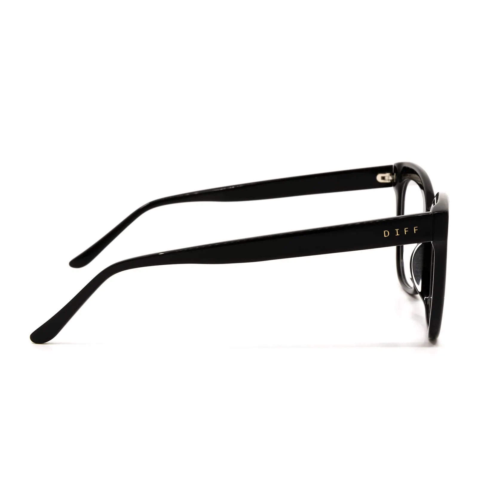WINSTON - BLACK + BLUE LIGHT TECHNOLOGY GLASSES sold by Diff Eyewear product image thumbnail 3