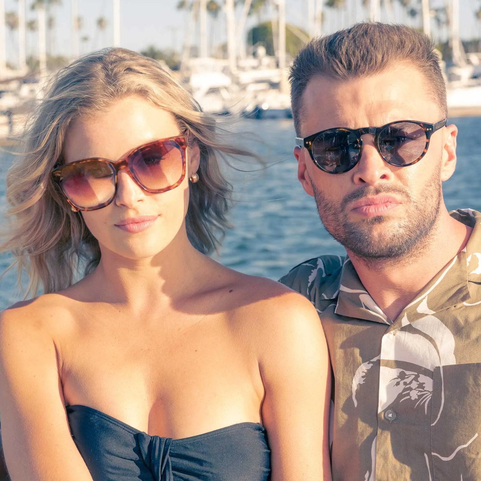 CODY - SHADOW TORTOISE + GREY POLARIZED SUNGLASSES sold by Diff Eyewear product image thumbnail 5