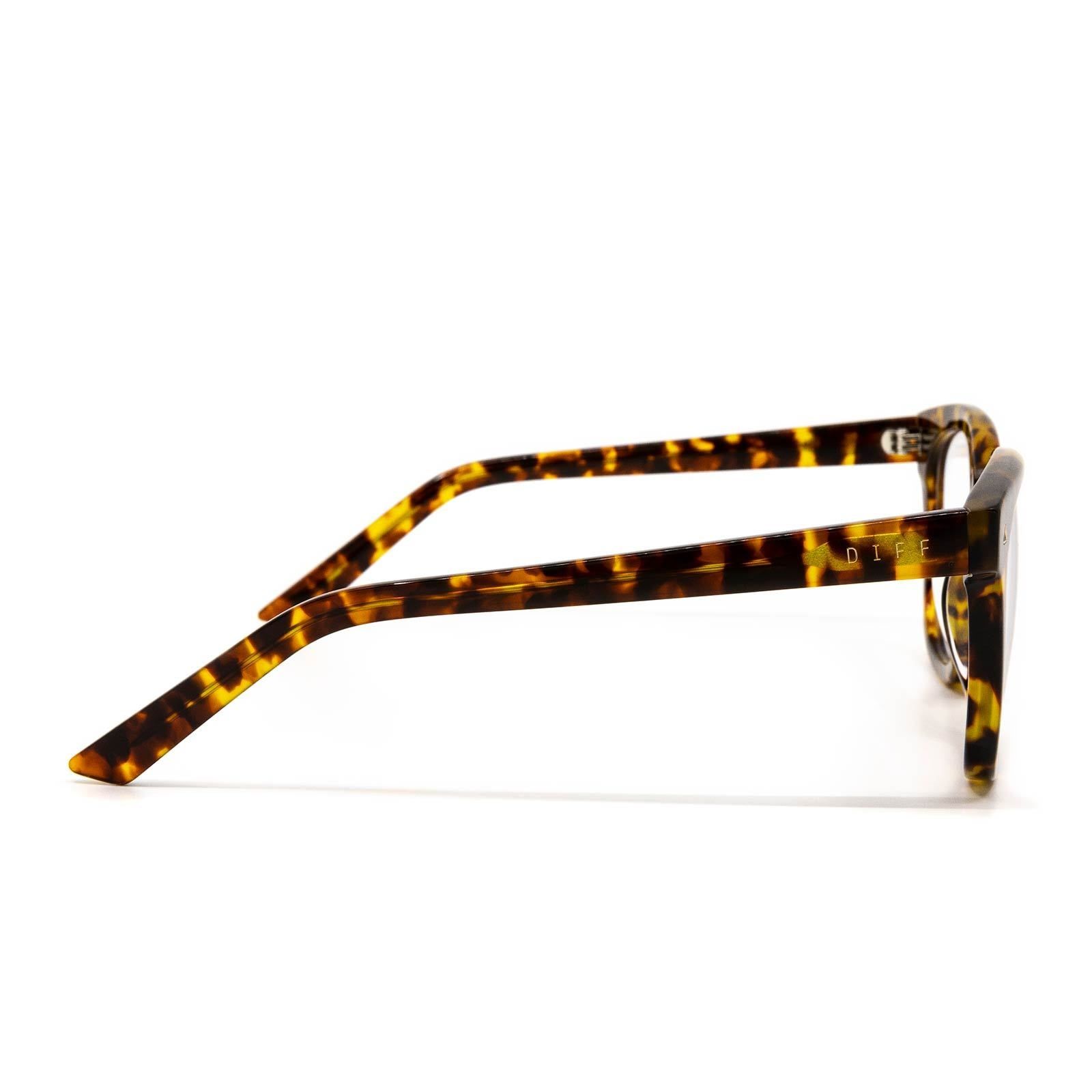RYDER - AMBER TORTOISE + BLUE LIGHT TECHNOLOGY GLASSES sold by Diff Eyewear product image thumbnail 3