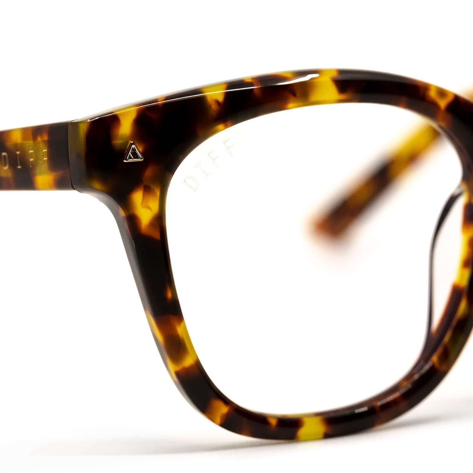 RYDER - AMBER TORTOISE + BLUE LIGHT TECHNOLOGY GLASSES sold by Diff Eyewear product image thumbnail 4