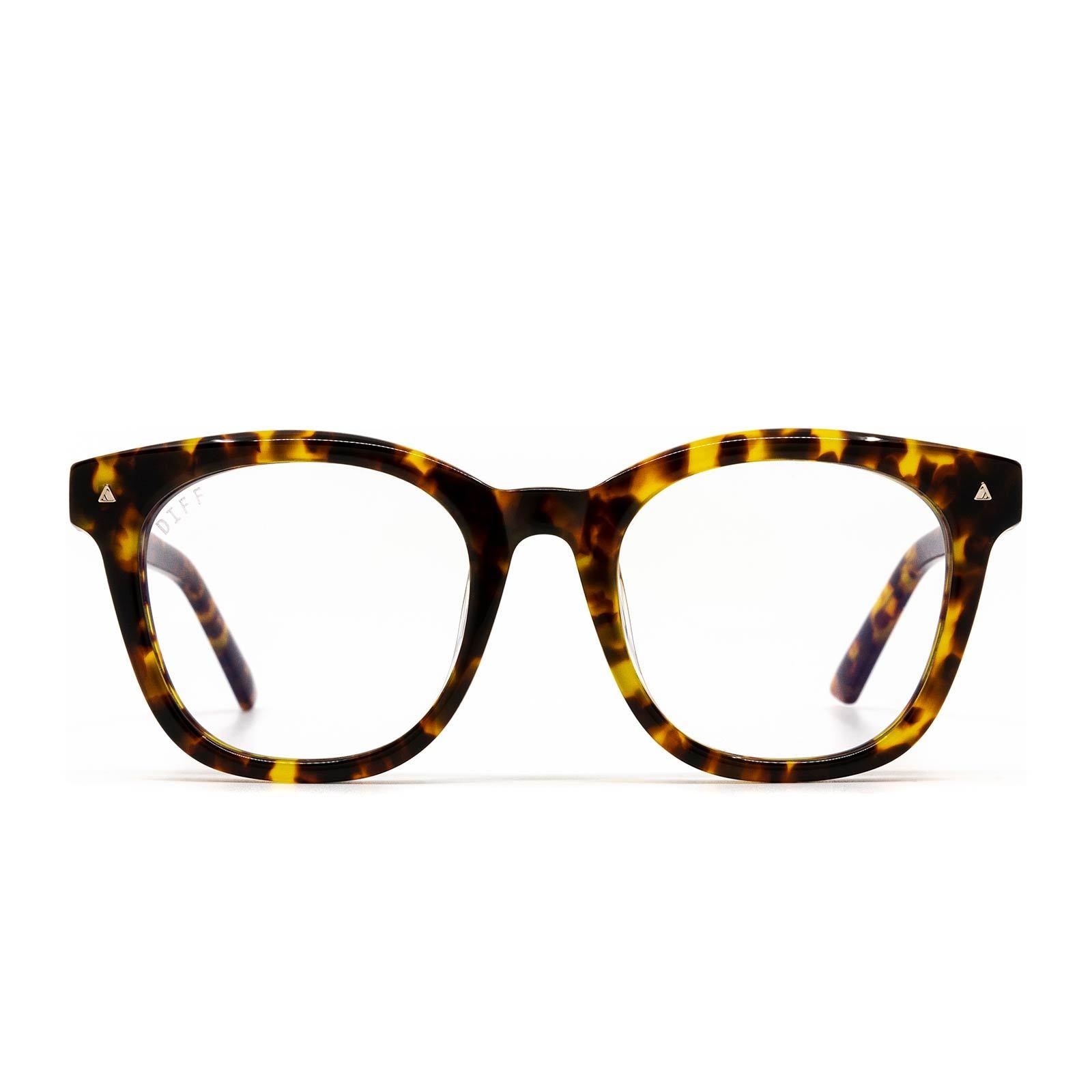 RYDER - AMBER TORTOISE + BLUE LIGHT TECHNOLOGY GLASSES sold by Diff Eyewear