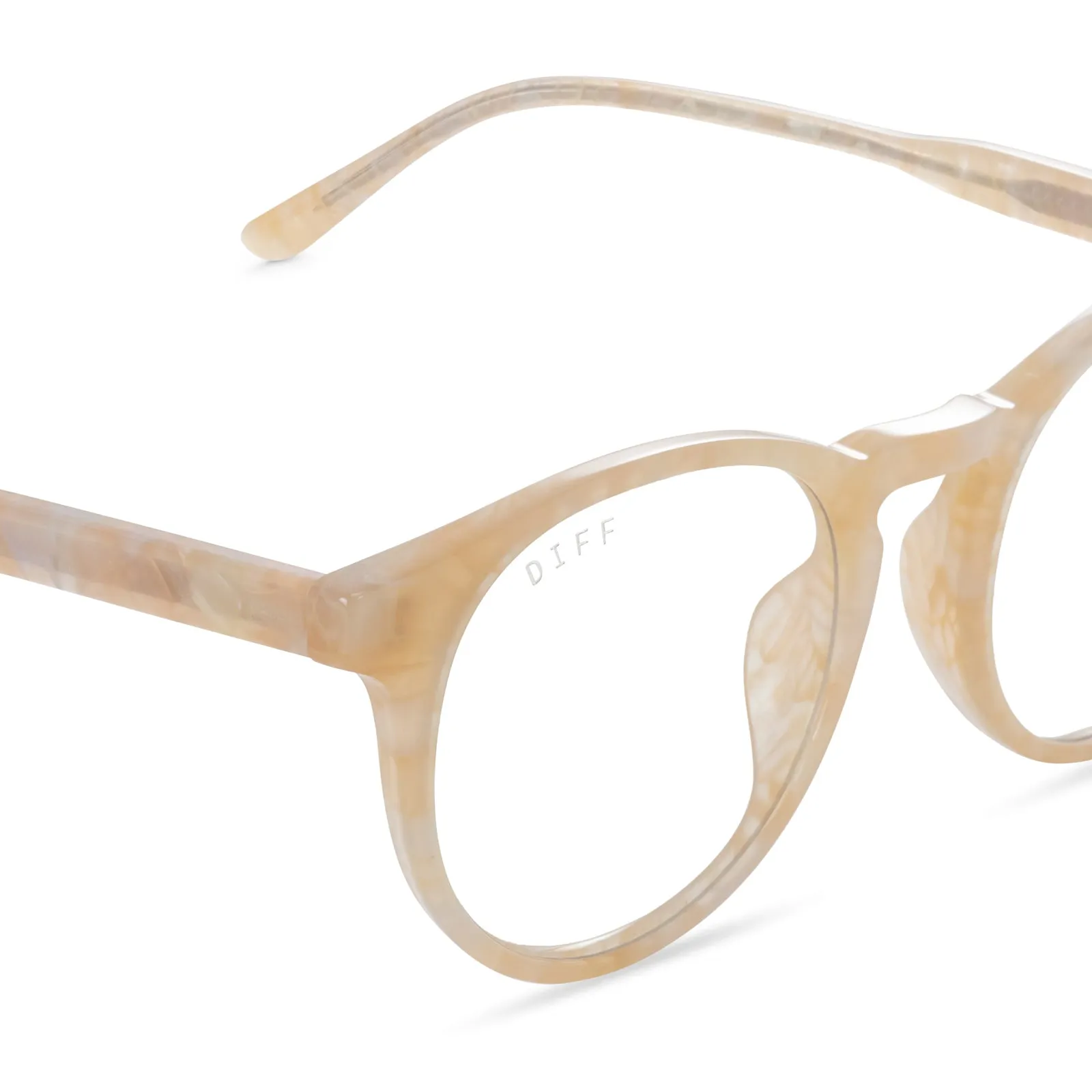 SAWYER - CITRINE PEARL + BLUE LIGHT TECHNOLOGY GLASSES sold by Diff Eyewear product image thumbnail 3