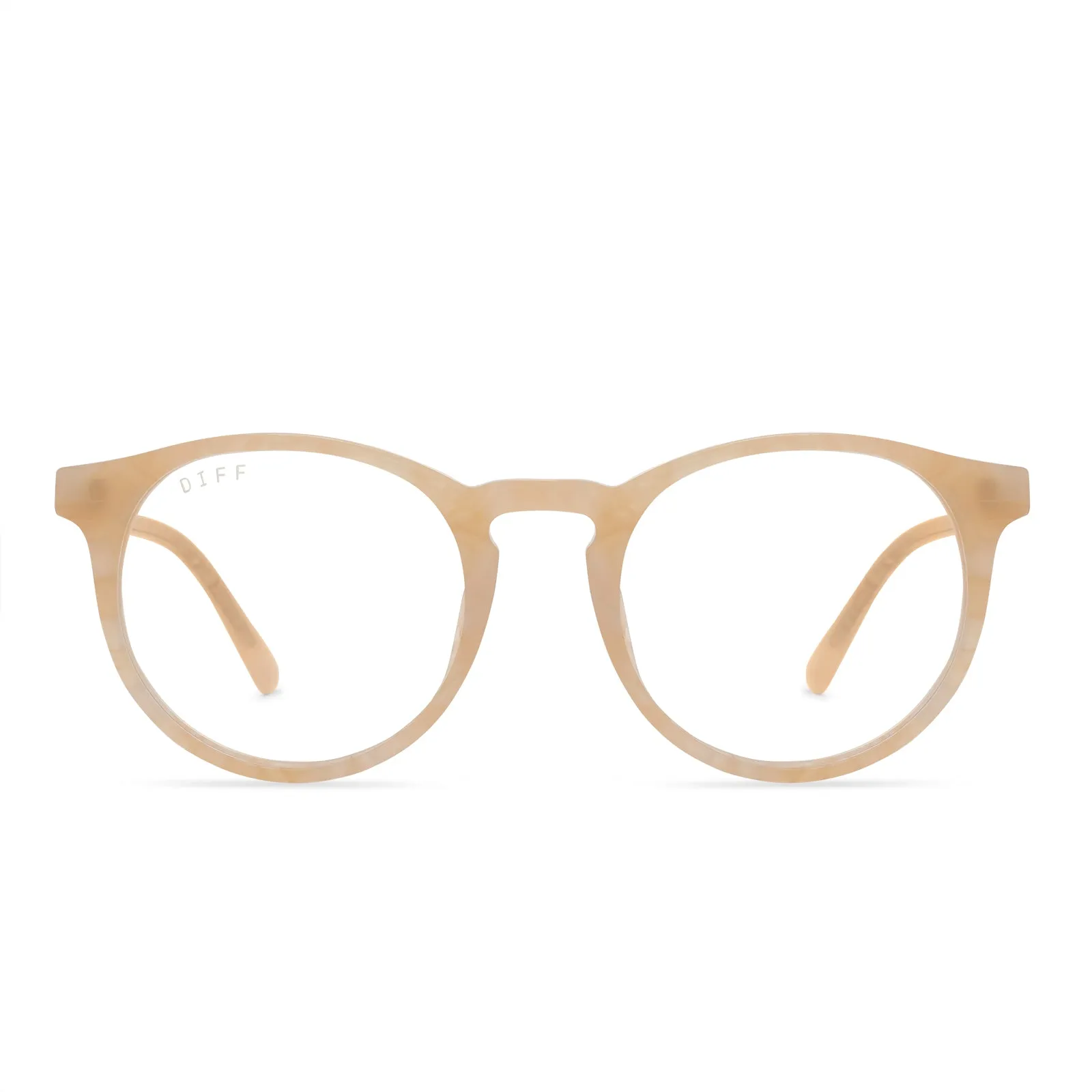SAWYER - CITRINE PEARL + BLUE LIGHT TECHNOLOGY GLASSES sold by Diff Eyewear