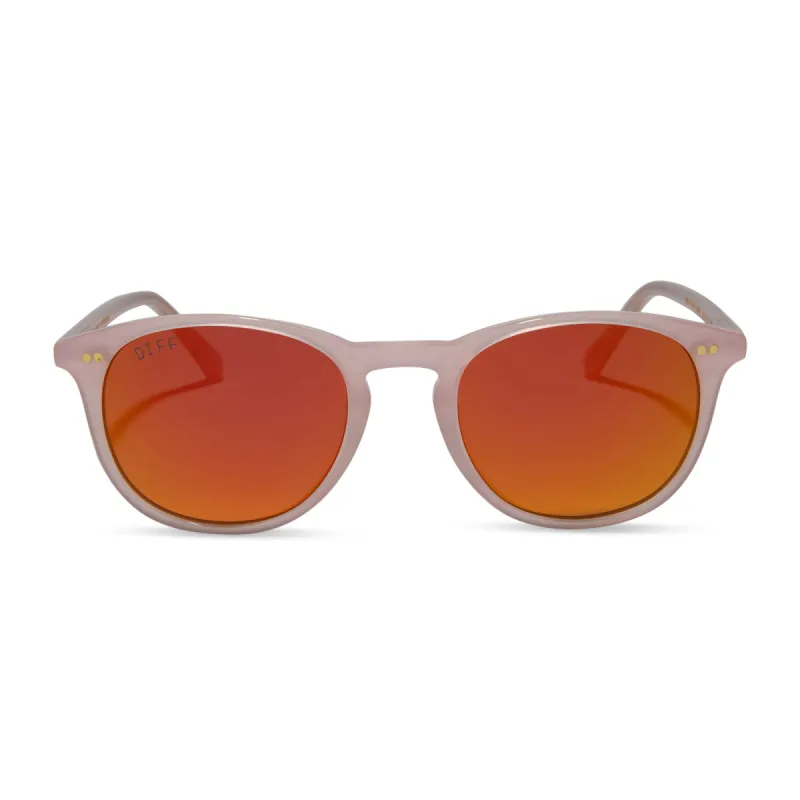 JAXSON - COQUILLE + SUNSET MIRROR SUNGLASSES sold by Diff Eyewear