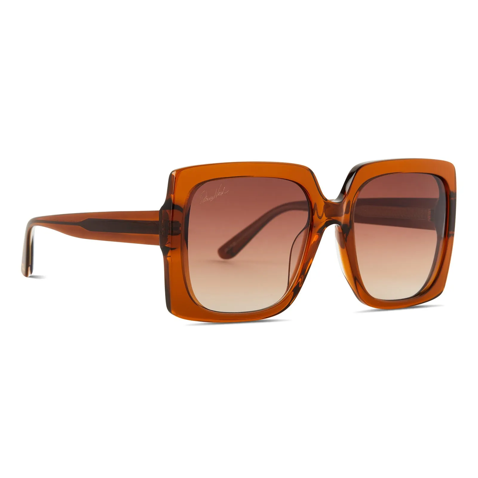 PATRICIA NASH - JACKIE + COGNAC CRYSTAL + BROWN GRADIENT SUNGLASSES sold by Diff Eyewear product image thumbnail 2