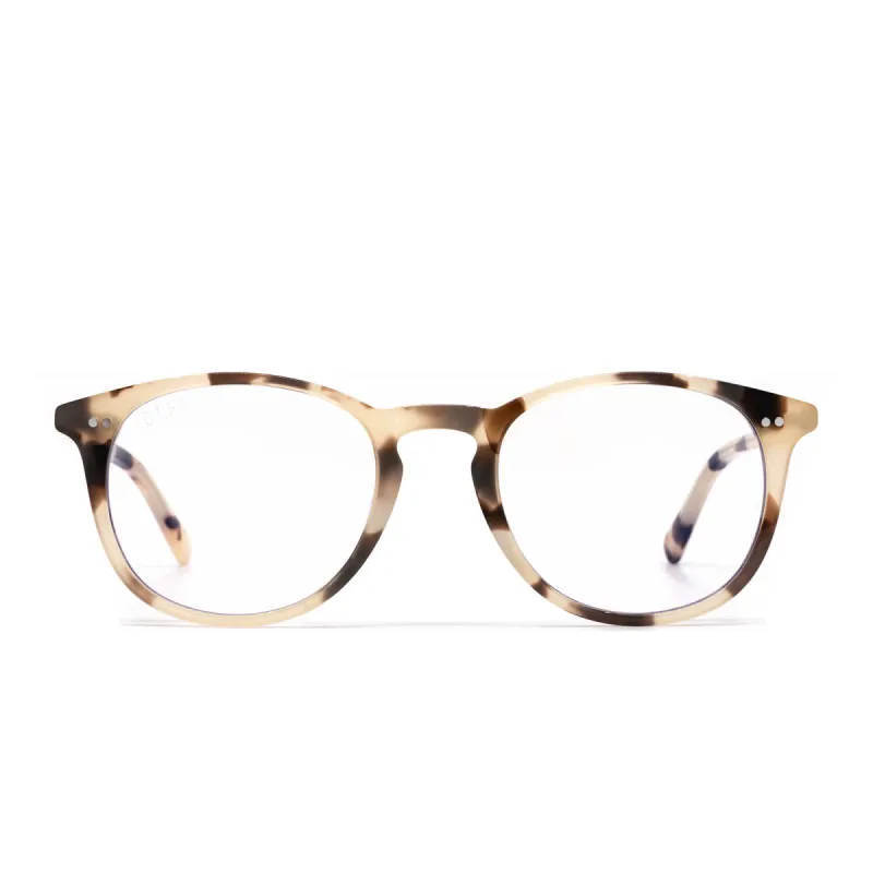 JAXSON - CREAM TORTOISE + GLASSES sold by Diff Eyewear