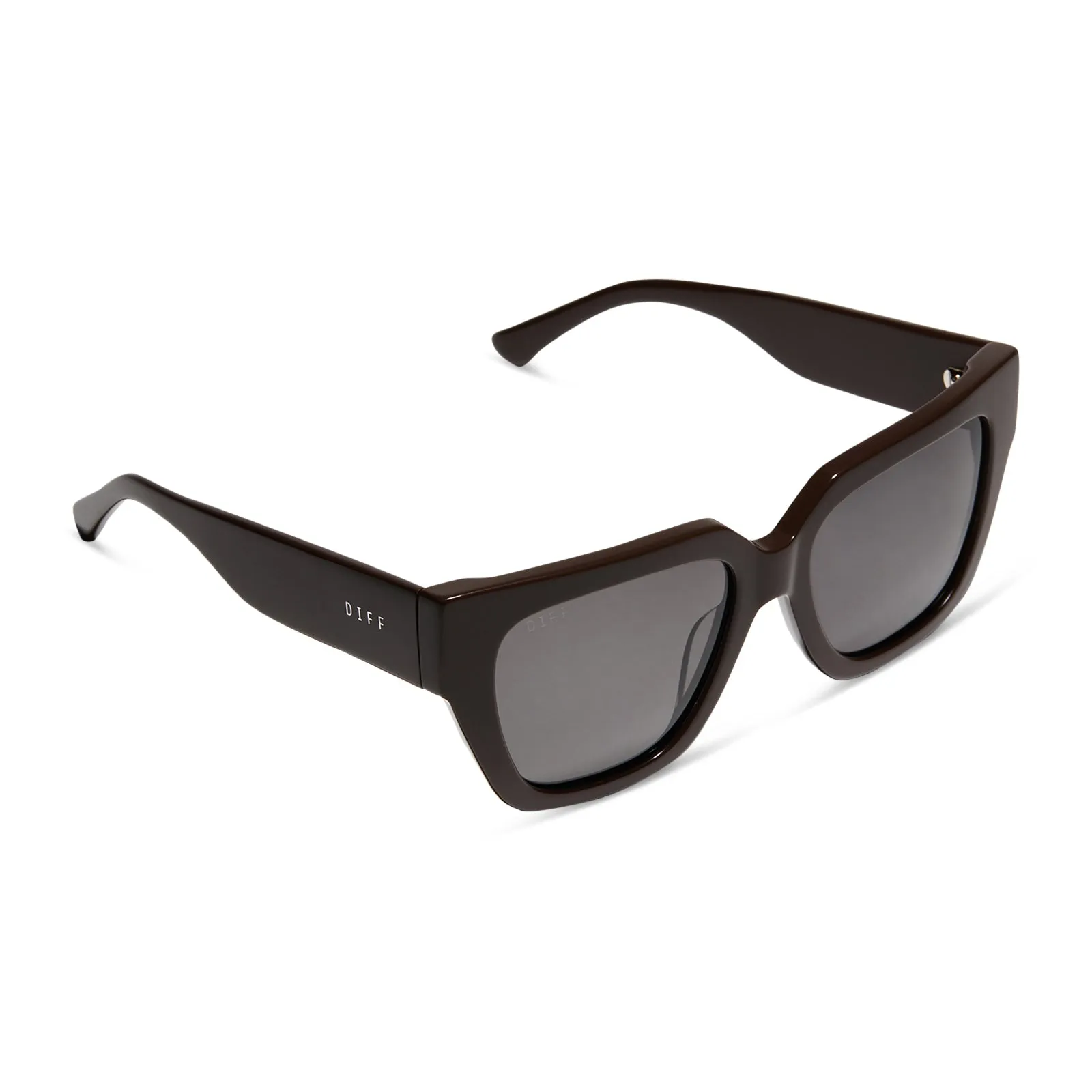 REMI II - TRUFFLE + GREY + POLARIZED SUNGLASSES sold by Diff Eyewear product image thumbnail 4