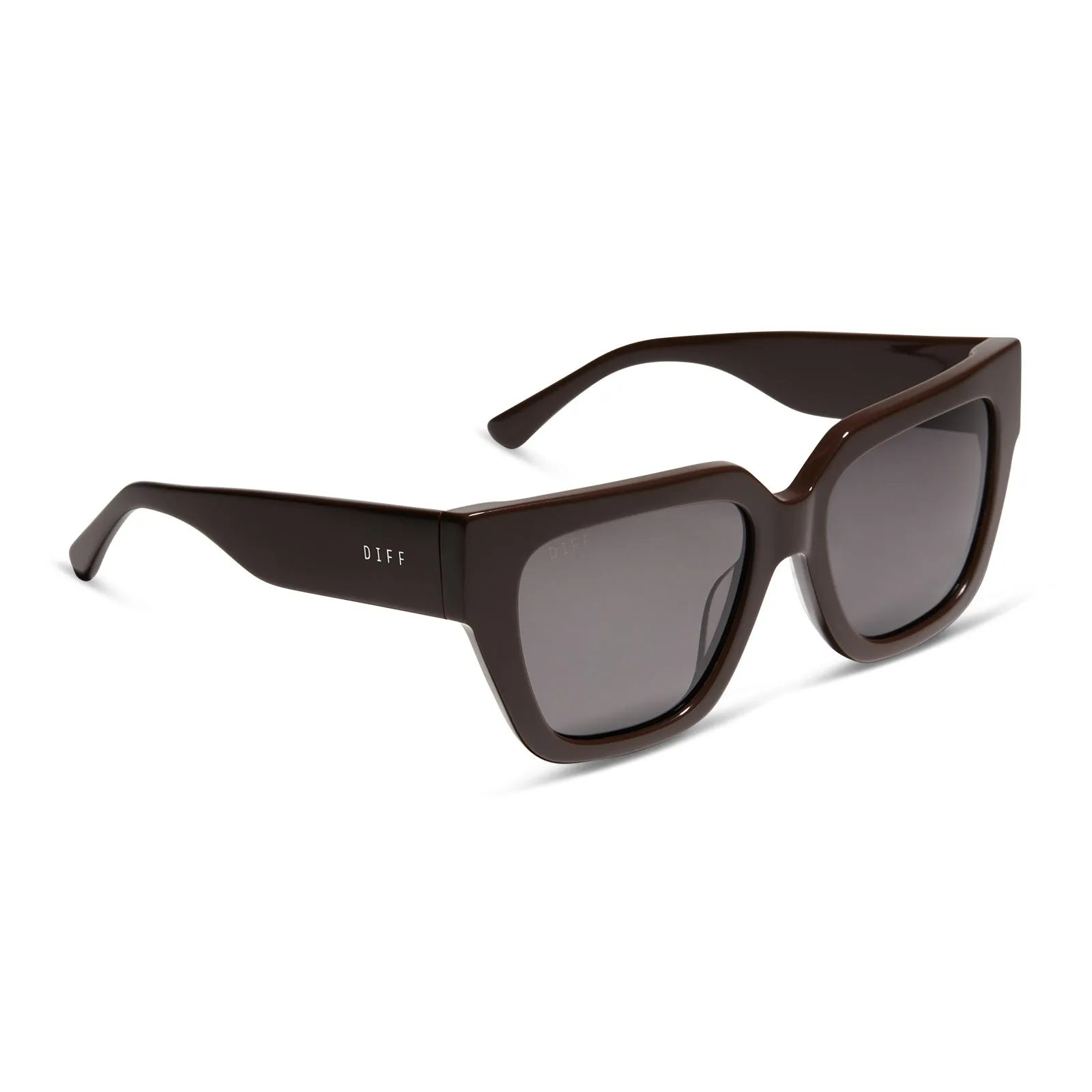 REMI II - TRUFFLE + GREY + POLARIZED SUNGLASSES sold by Diff Eyewear product image thumbnail 2