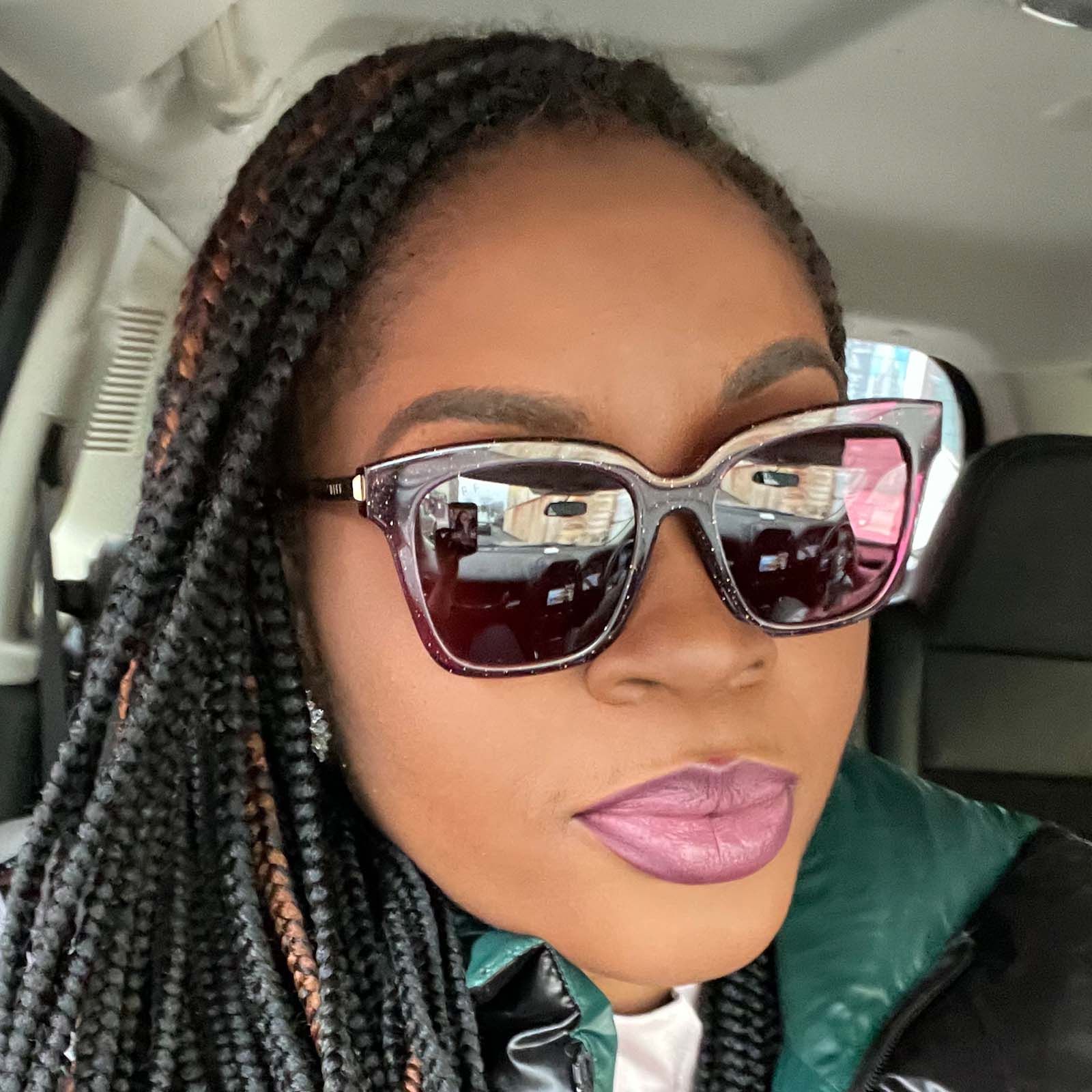 BELLA - FESTIVE UMBRIA + WINE SUNGLASSES sold by Diff Eyewear product image thumbnail 5