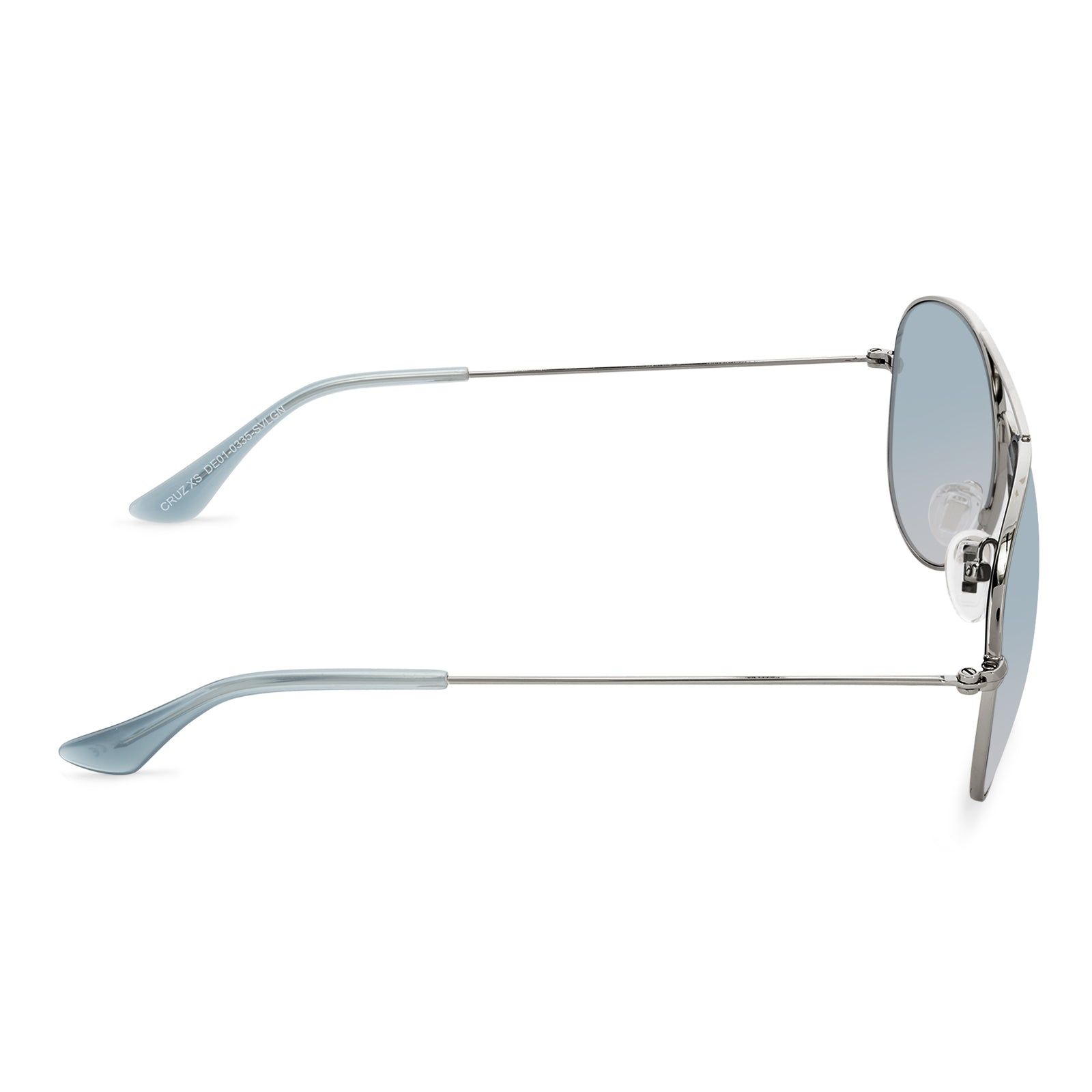 CRUZ XS - SILVER + BLUE TO LAVENDER SUNGLASSES sold by Diff Eyewear product image thumbnail 4