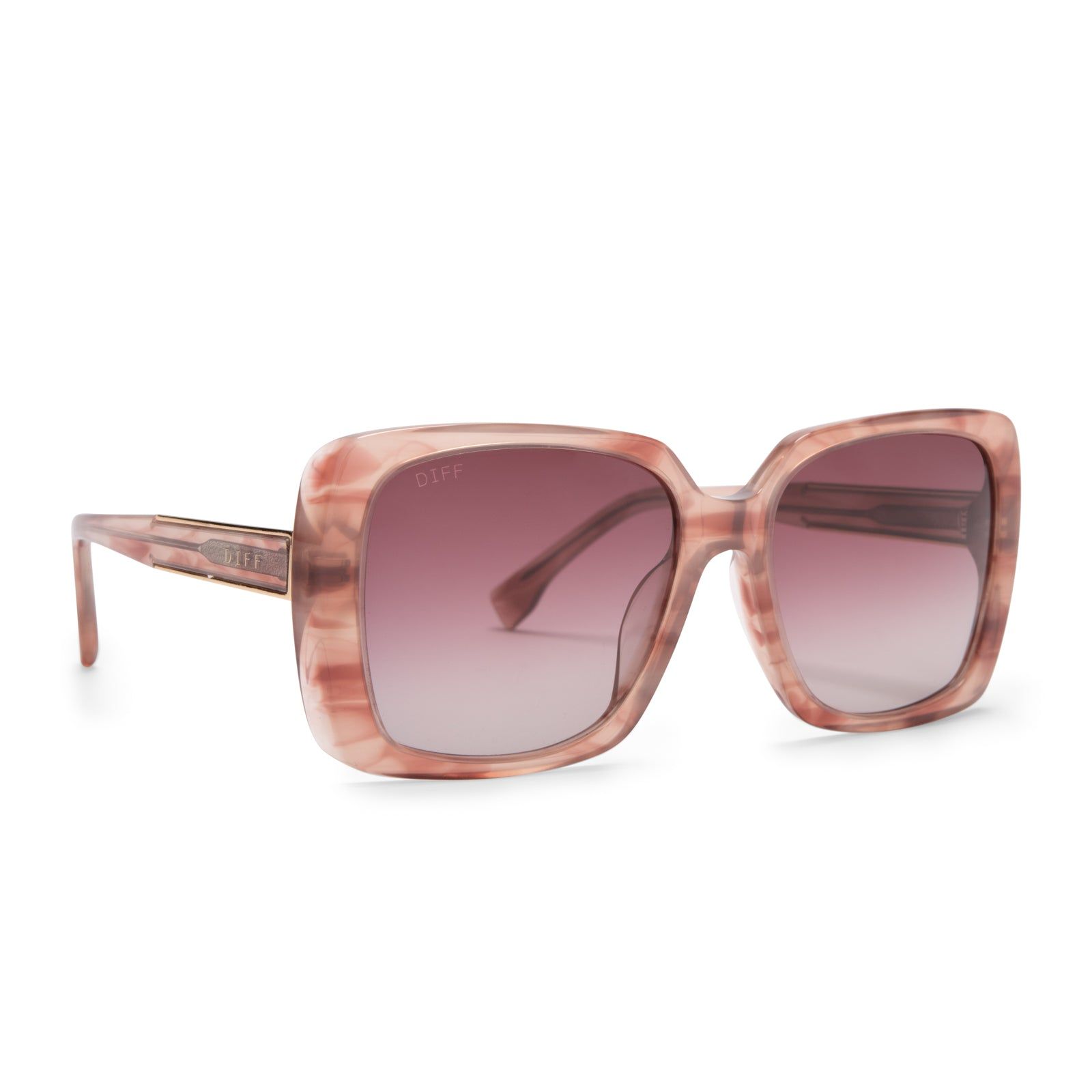 SOPHIE - CASSIS + WINE GRADIENT SUNGLASSES sold by Diff Eyewear product image thumbnail 2