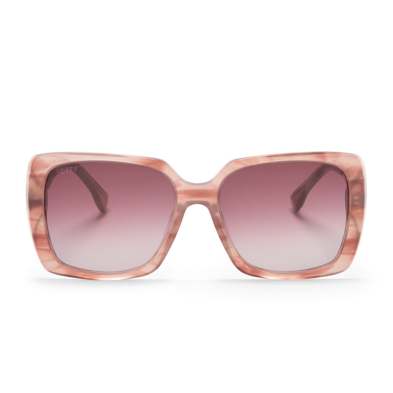 SOPHIE - CASSIS + WINE GRADIENT SUNGLASSES sold by Diff Eyewear