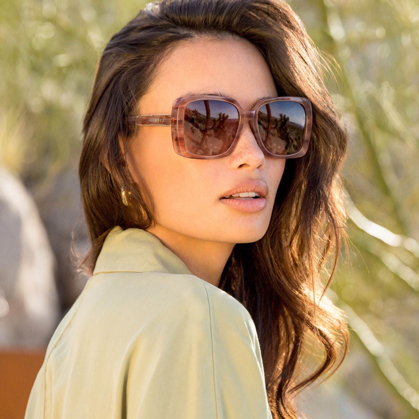 SOPHIE - CASSIS + WINE GRADIENT SUNGLASSES sold by Diff Eyewear product image thumbnail 5