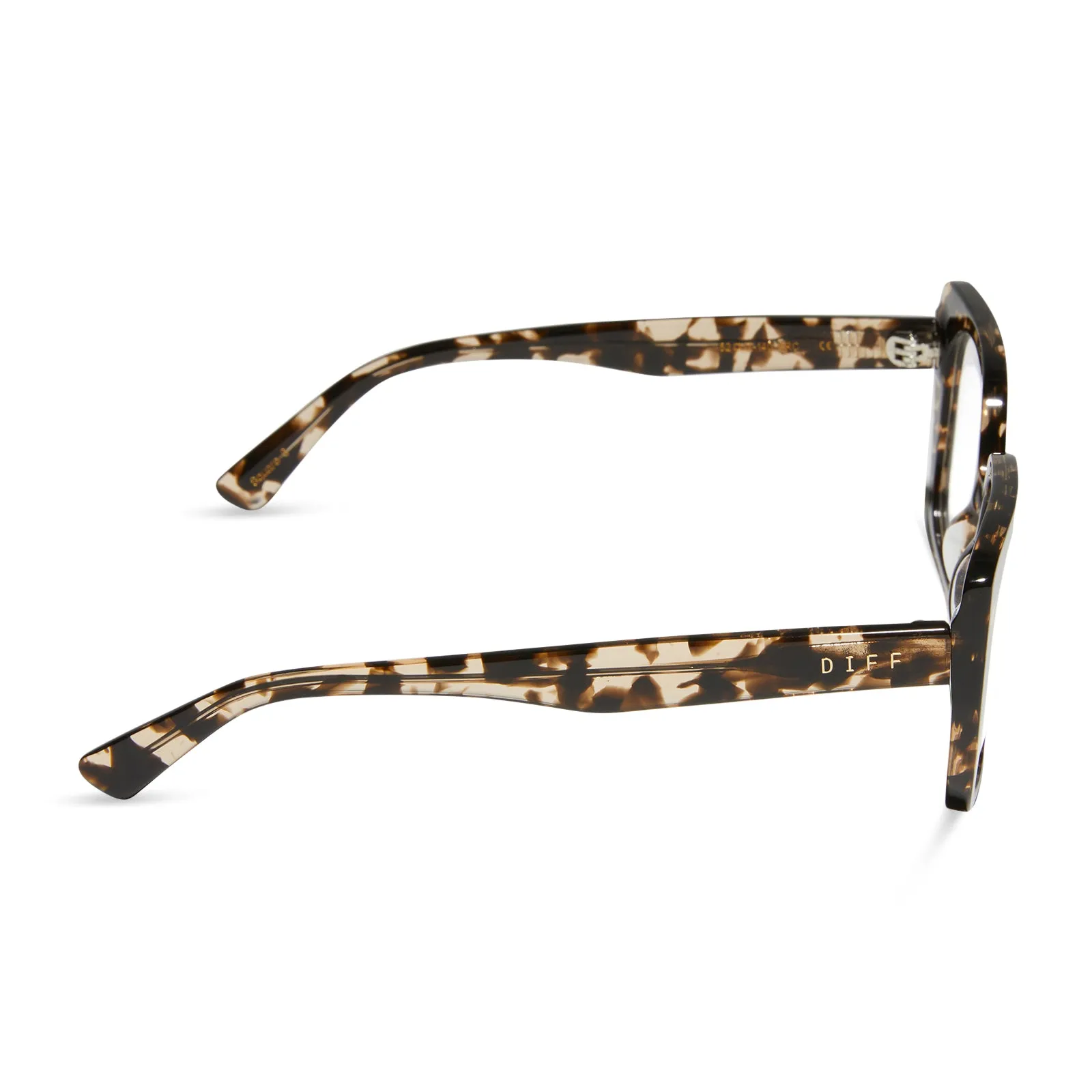CECILIA - ESPRESSO TORTOISE + GLASSES sold by Diff Eyewear product image thumbnail 3