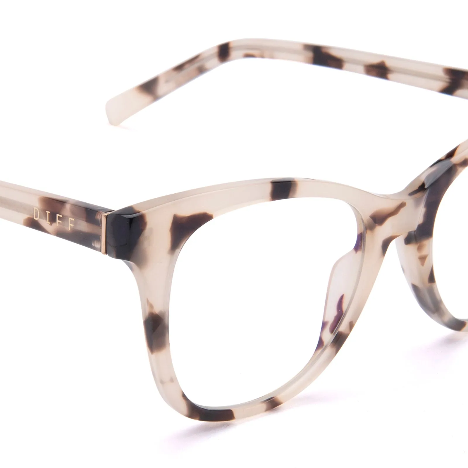 CARINA - CREAM TORTOISE + GLASSES sold by Diff Eyewear product image thumbnail 3