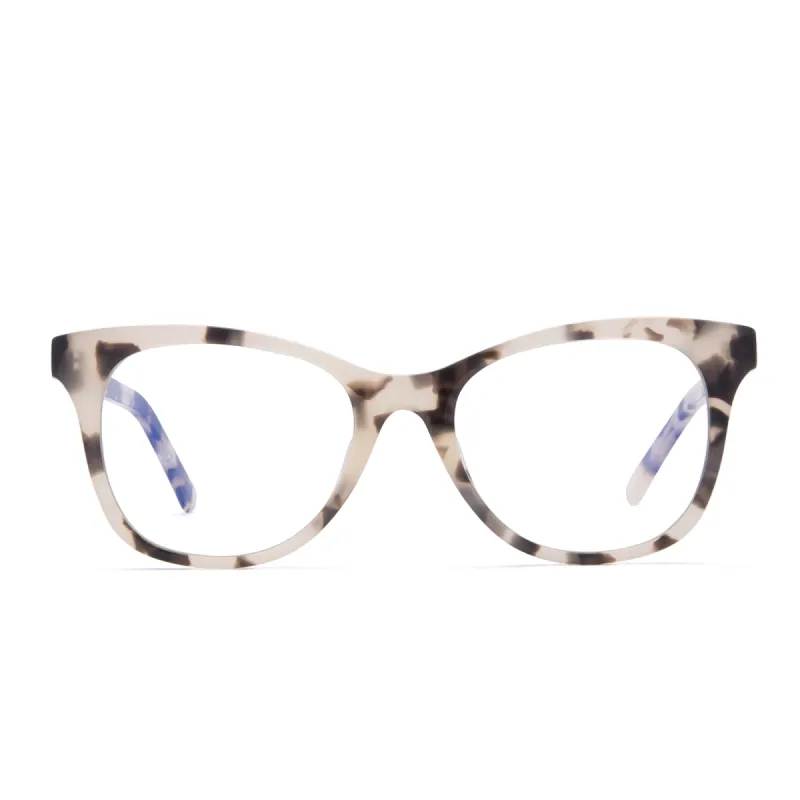 CARINA - CREAM TORTOISE + GLASSES sold by Diff Eyewear