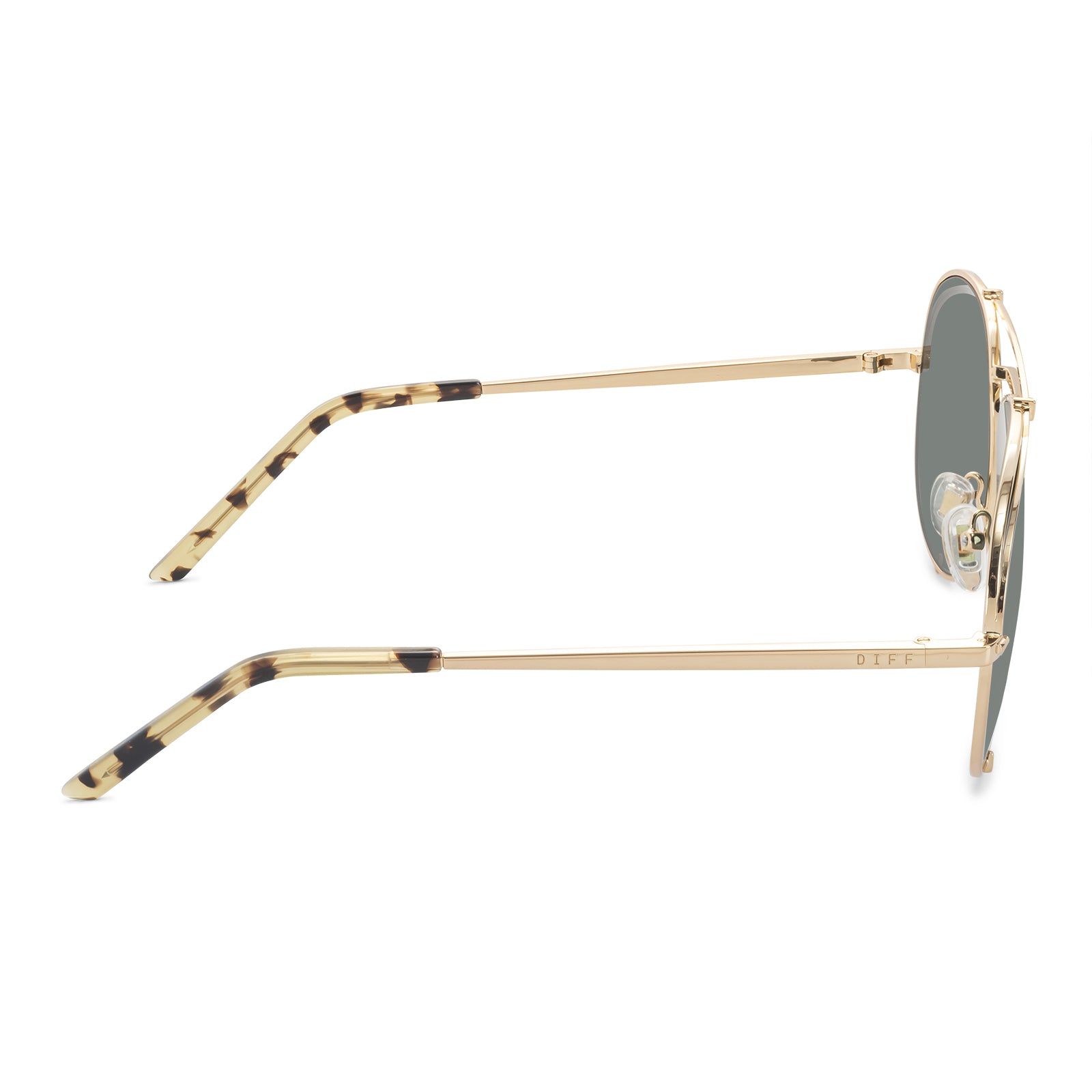 KOKO - GOLD + G15 + POLARIZED SUNGLASSES sold by Diff Eyewear product image thumbnail 4