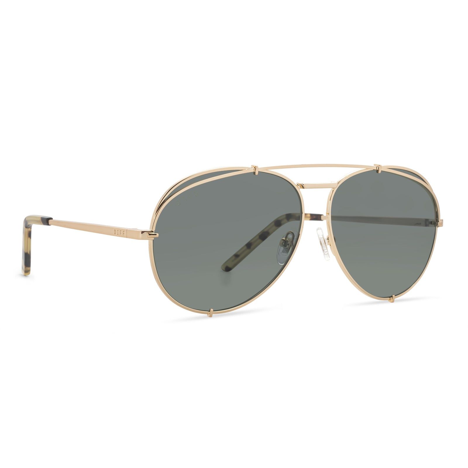 KOKO - GOLD + G15 + POLARIZED SUNGLASSES sold by Diff Eyewear product image thumbnail 2