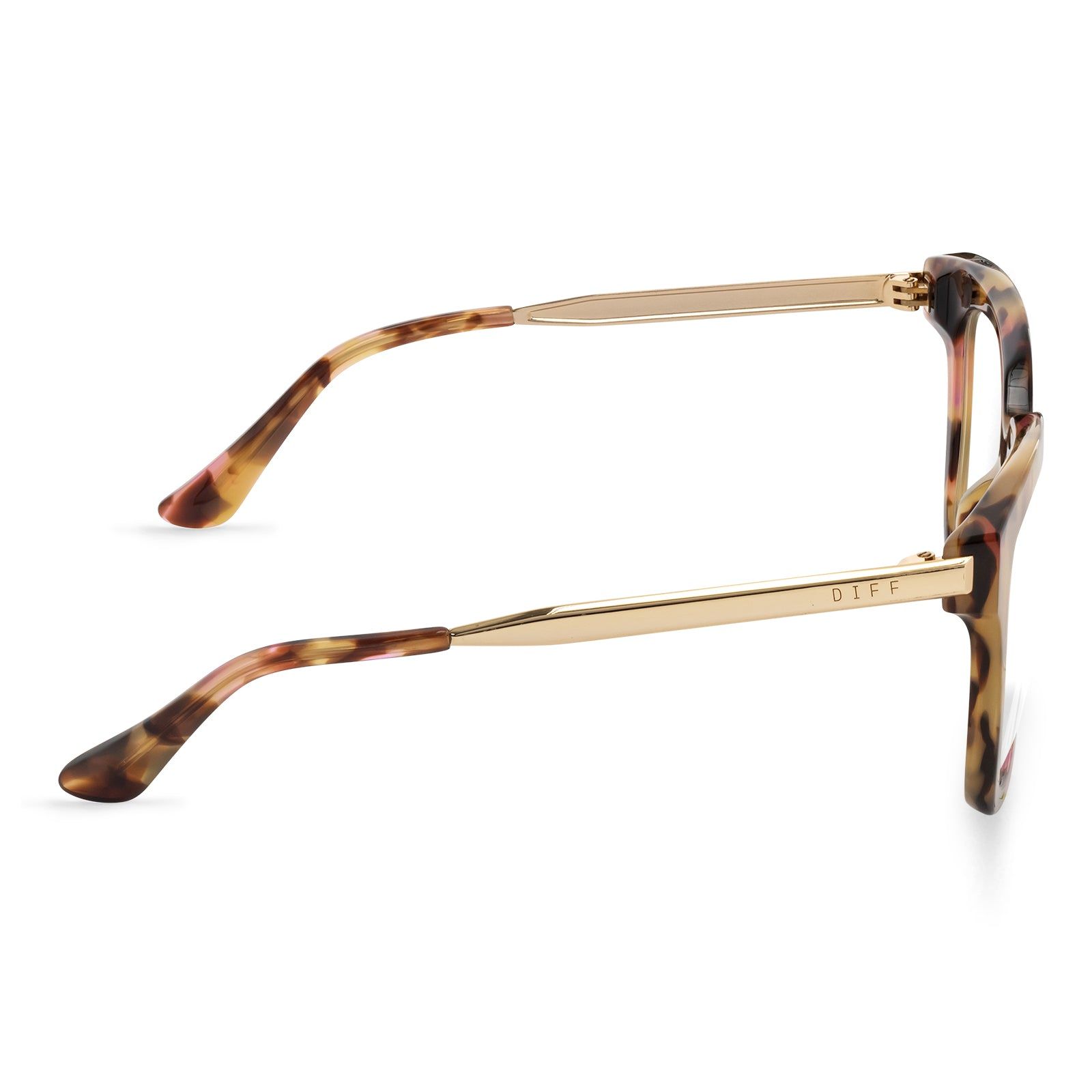 BELLA - LOTUS TORTOISE + BLUE LIGHT TECHNOLOGY GLASSES sold by Diff Eyewear product image thumbnail 2